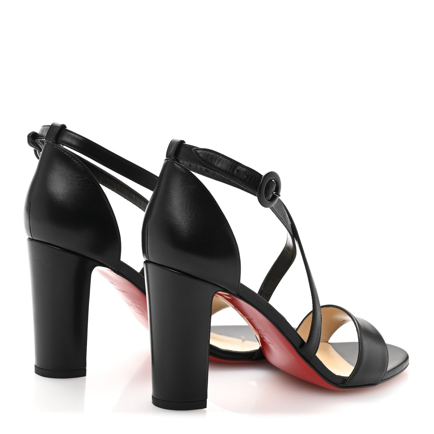 Nappa Loubi Bee Kid 85 Sandals 39 Black