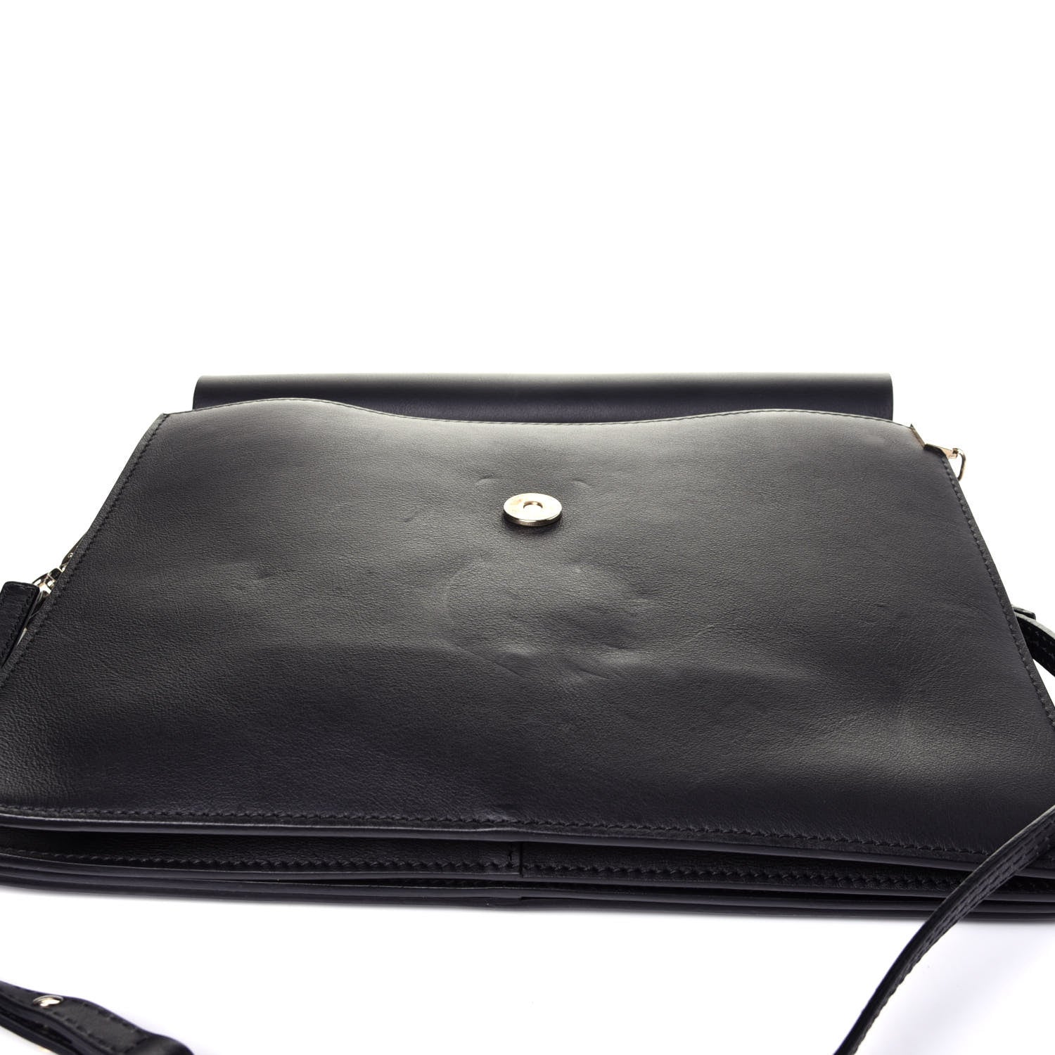 Chloe Suede Calfskin Medium Faye Shoulder Bag Black 13 of 14