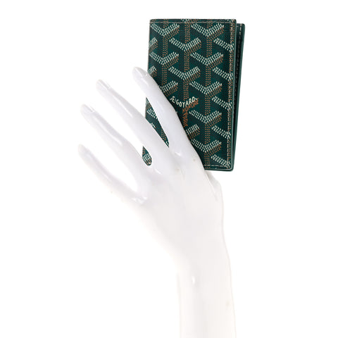 Goyardine Saint Pierre Card Holder Green