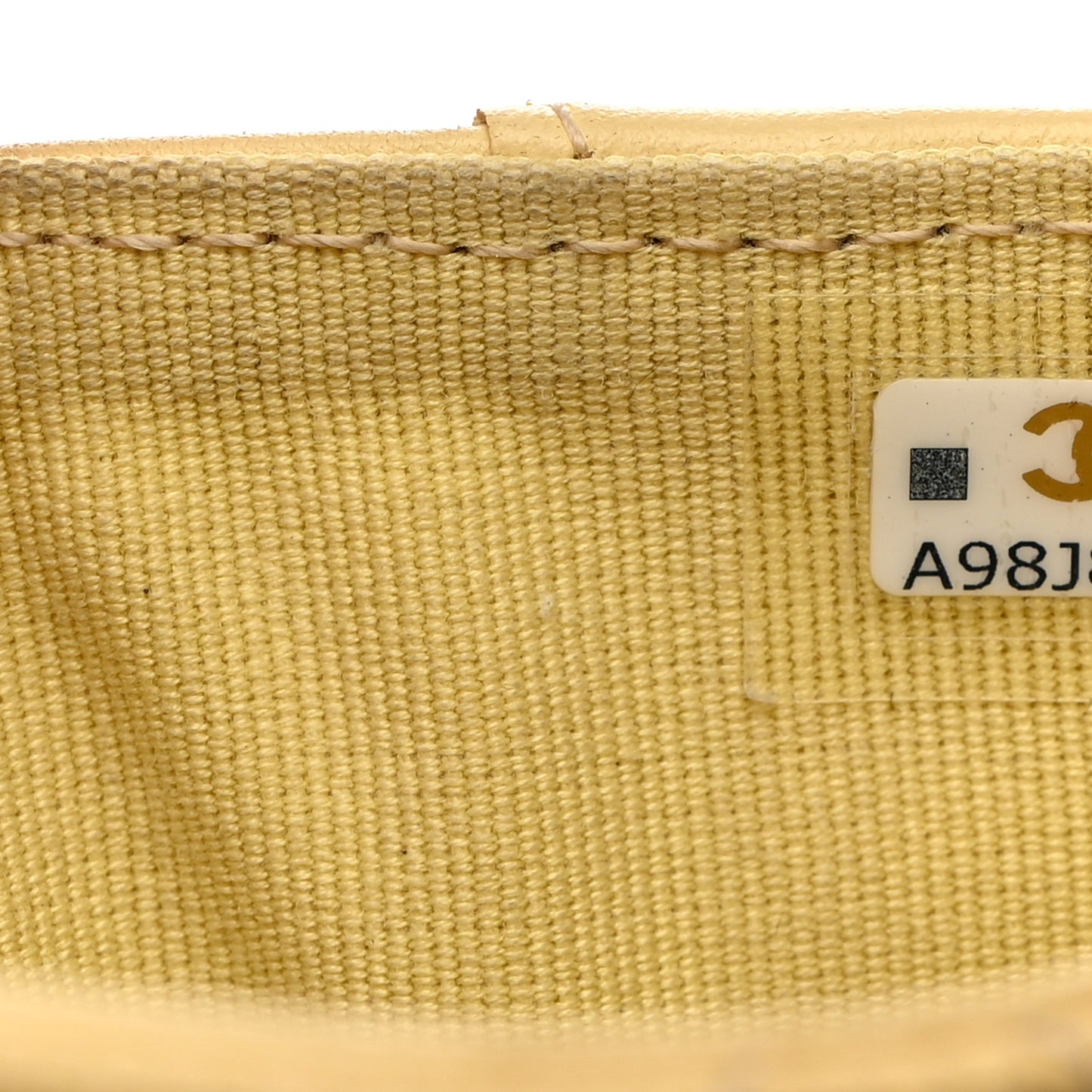 Caviar Quilted Medium Flap Wallet Light Yellow