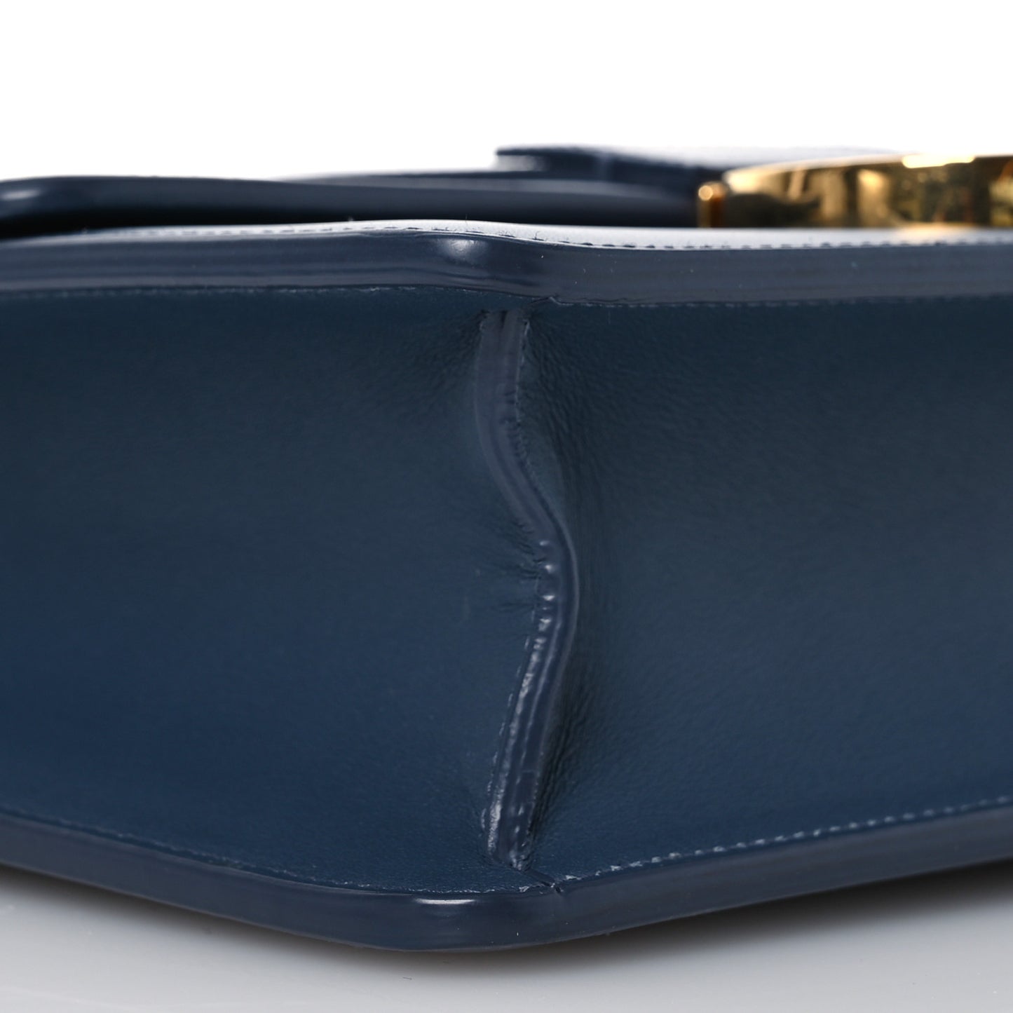 Smooth Calfskin 30 Montaigne Flap Bag Blue
