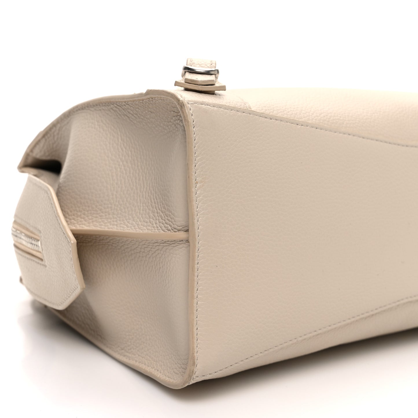 Grained Calfskin Neo Classic Silver Hardware S City Cream