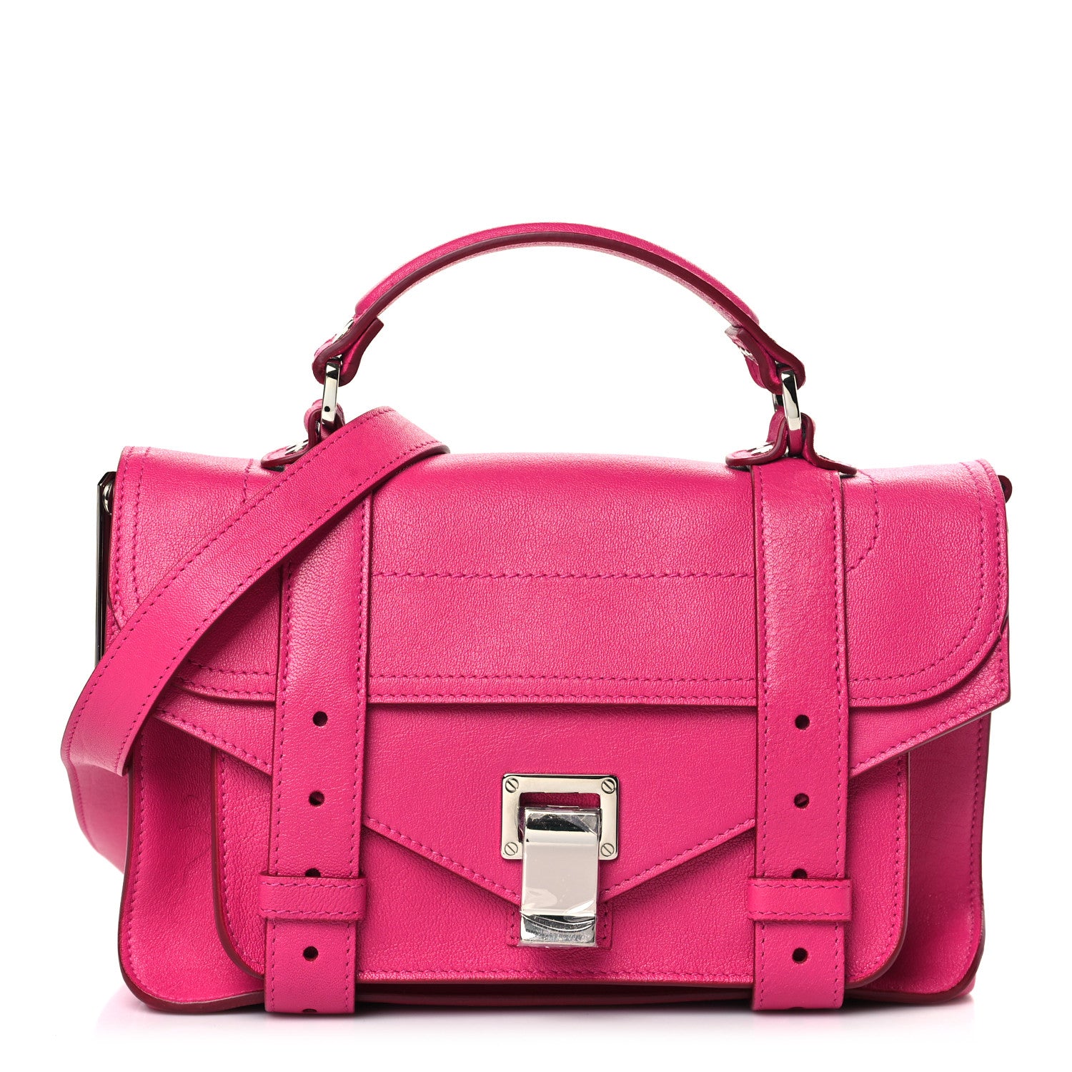 Proenza Schouler Lambskin Tiny PS1 Satchel Fleur de Lys 1 of 8