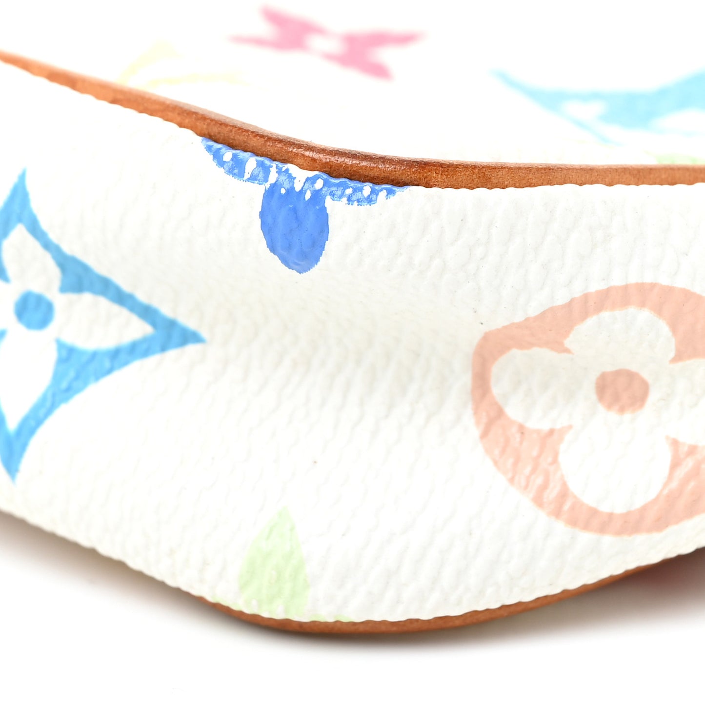Monogram Multicolor Pochette Accessories White