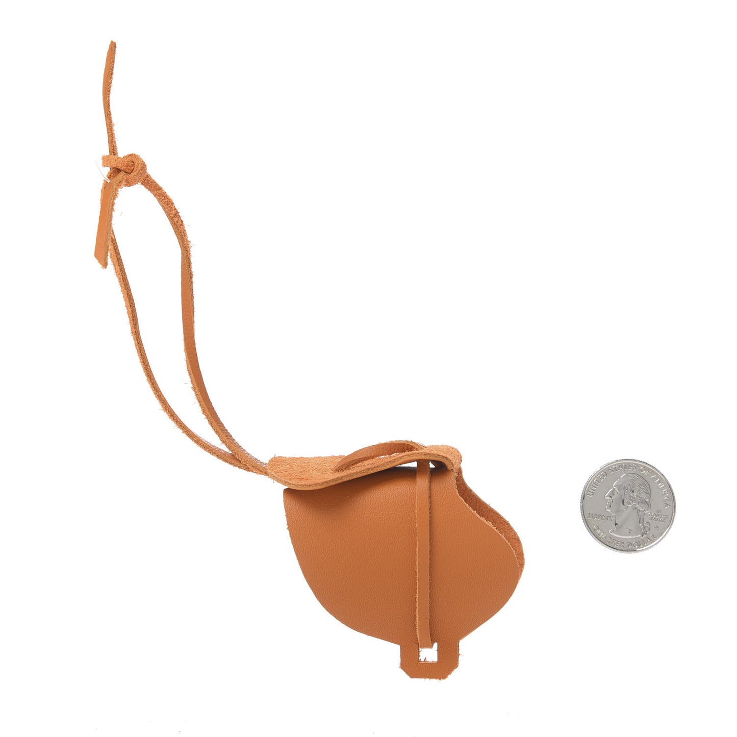 Milo Lambskin Tete De La Selle Charm Toffee