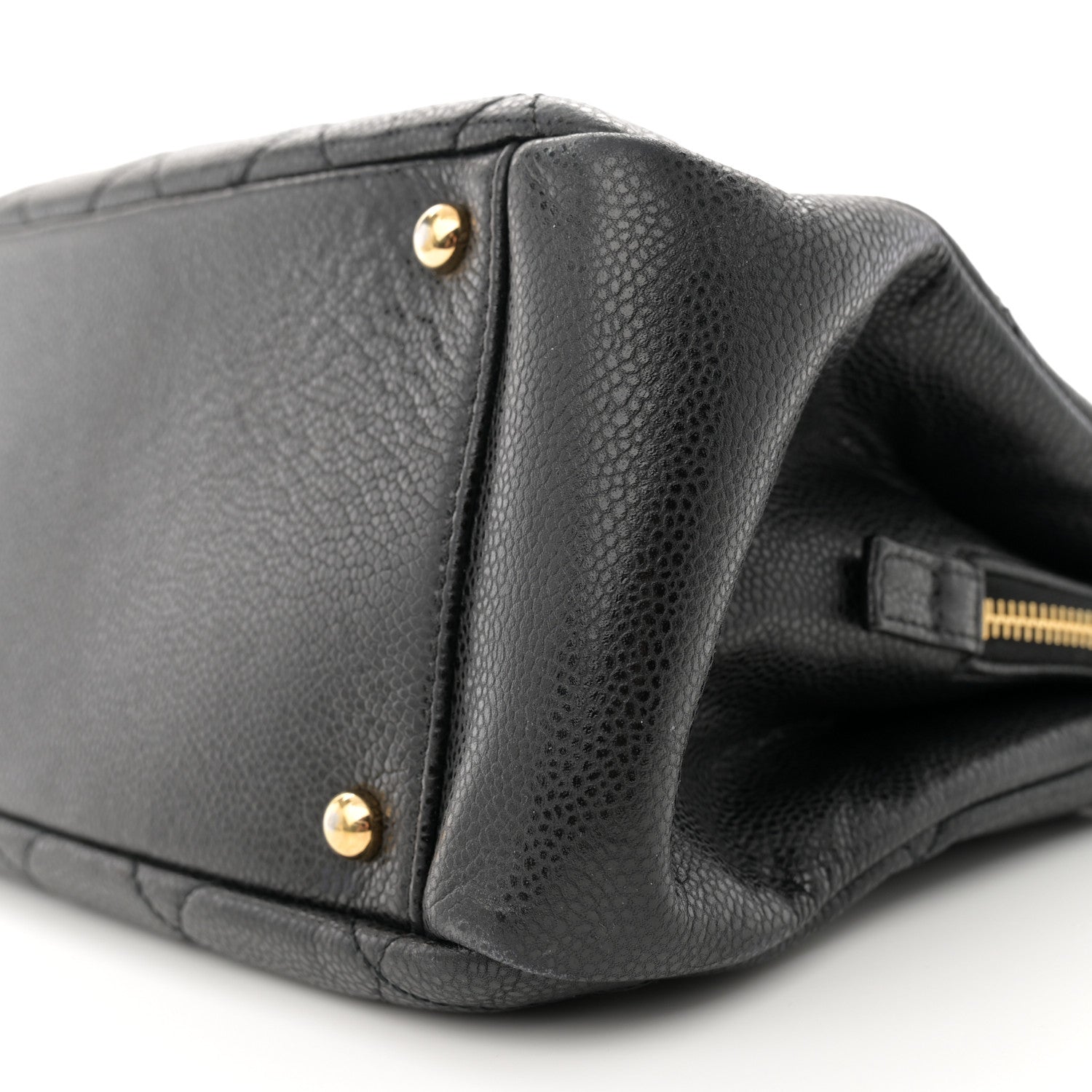 Chanel Caviar Quilted Timeless CC Soft Tote Black 10 of 11