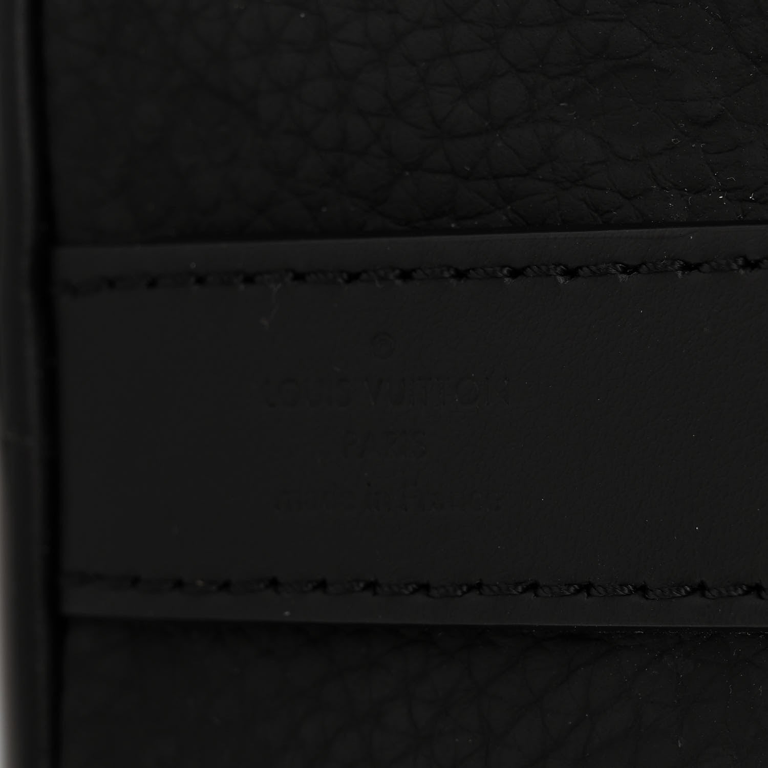 Louis Vuitton Monogram Taurillon Keepall Bandouliere 25 Black 6 of 10