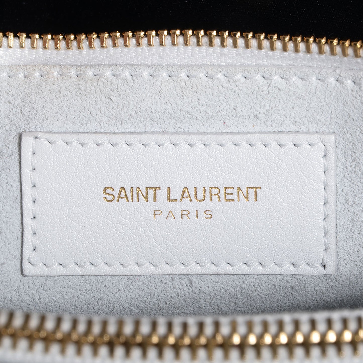Leather Small Sac de Jour White