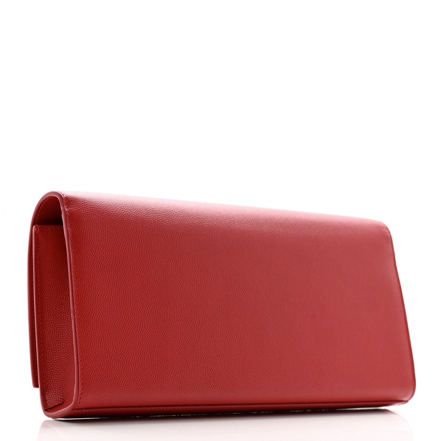Grain De Poudre Monogram Cassandre Clutch Rouge Orient