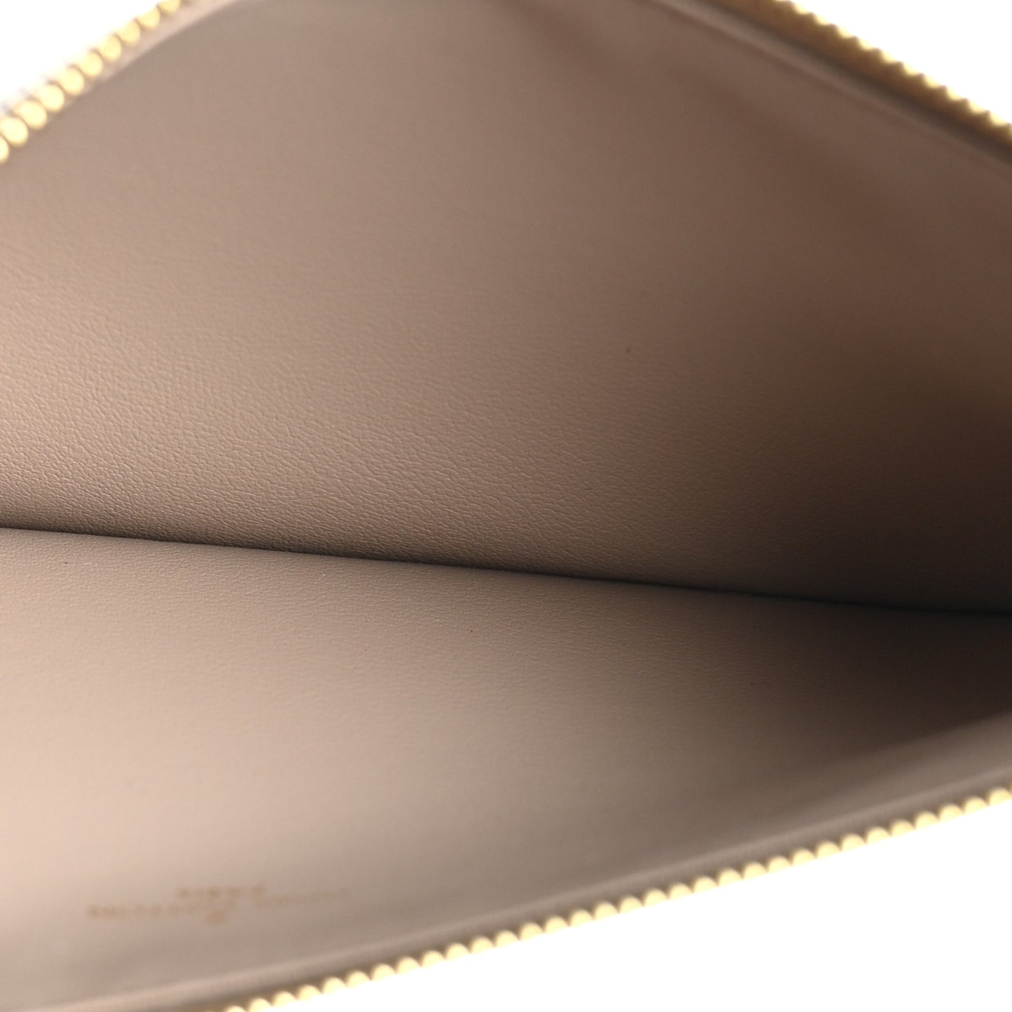 Epi Felicie Chain Wallet Zippered Insert Galet