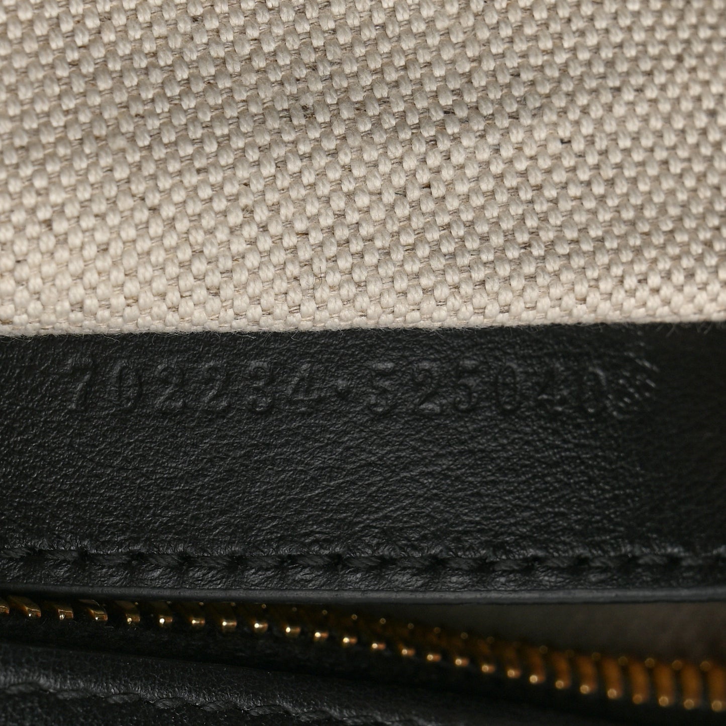 Calfskin GG Matelasse Shoulder Bag Black Natural