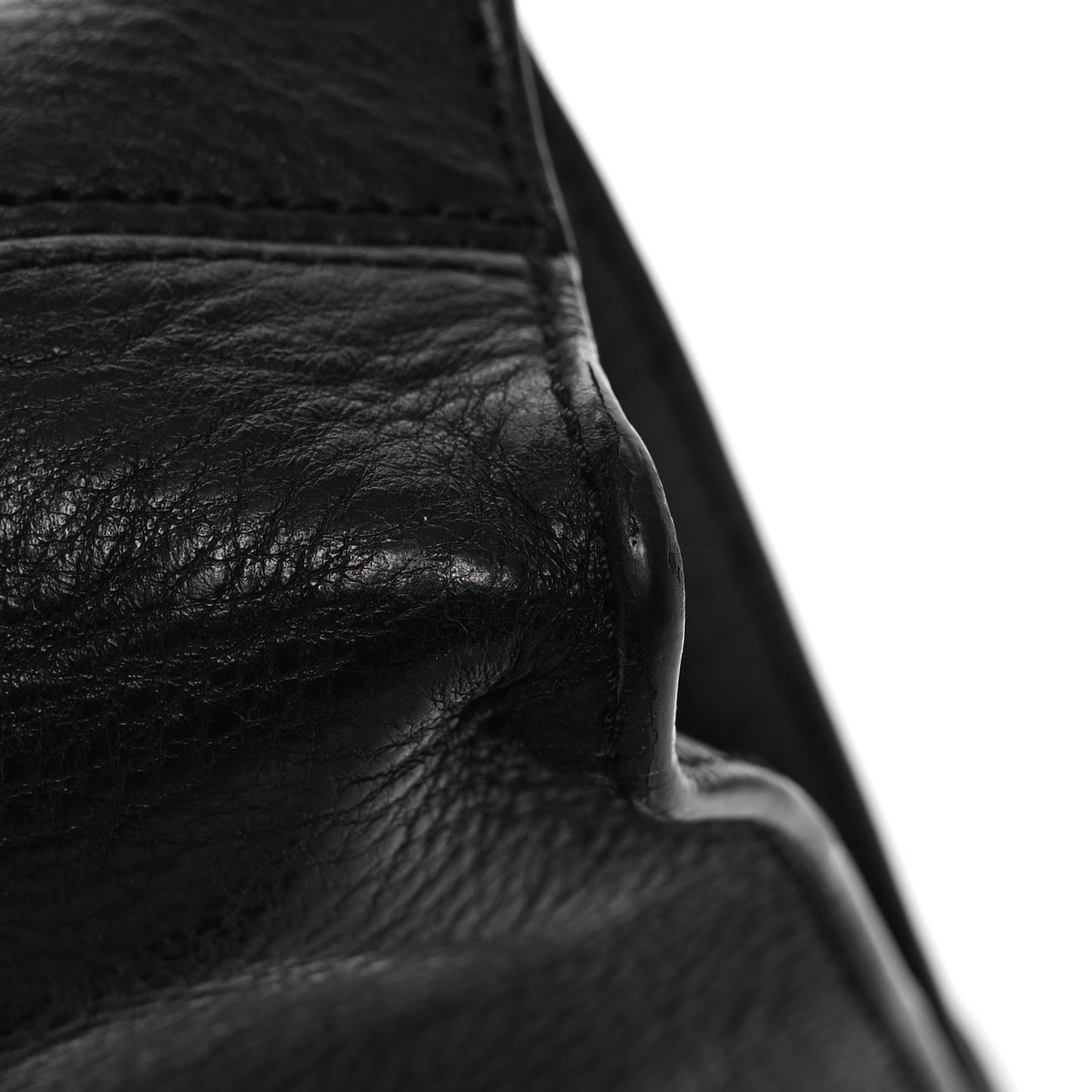 Natural Grain Calfskin Antony Messenger Crossbody Black