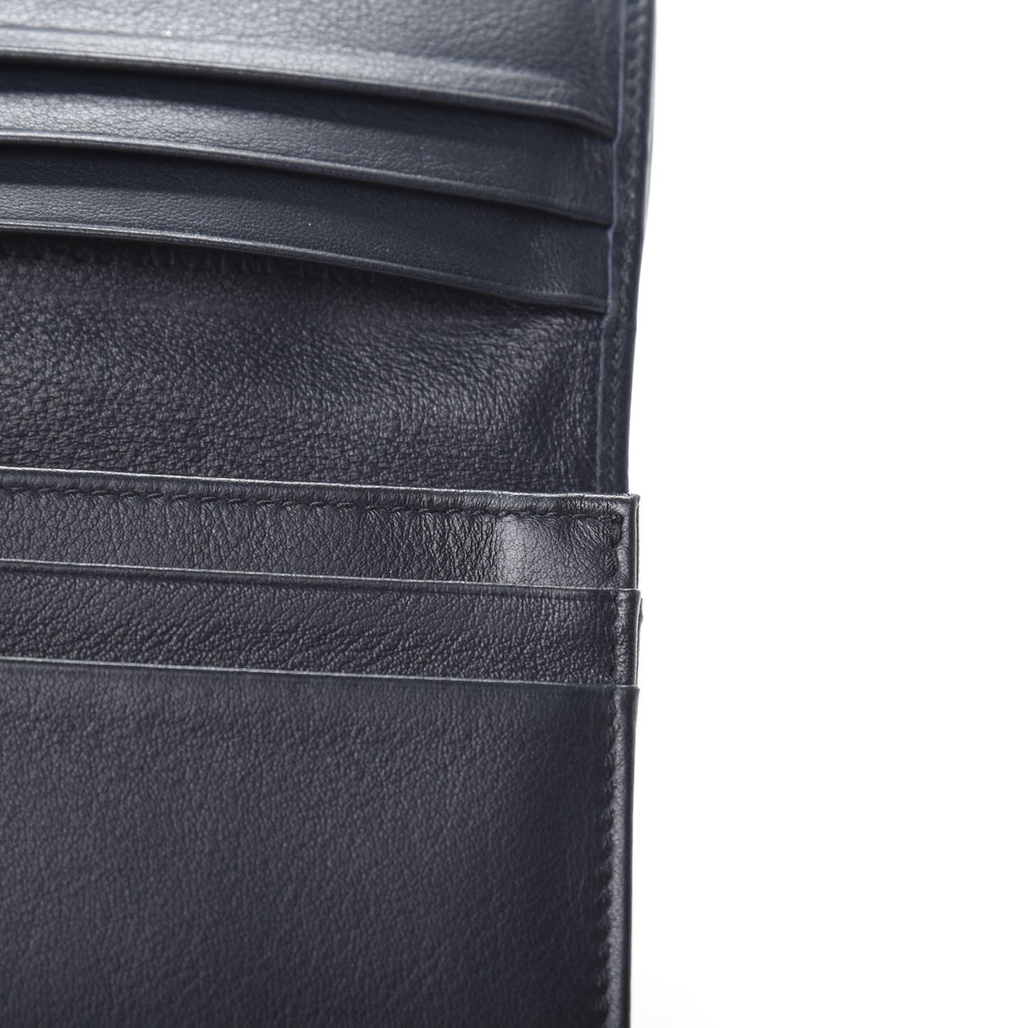 Oblique Saddle Lotus Wallet Blue