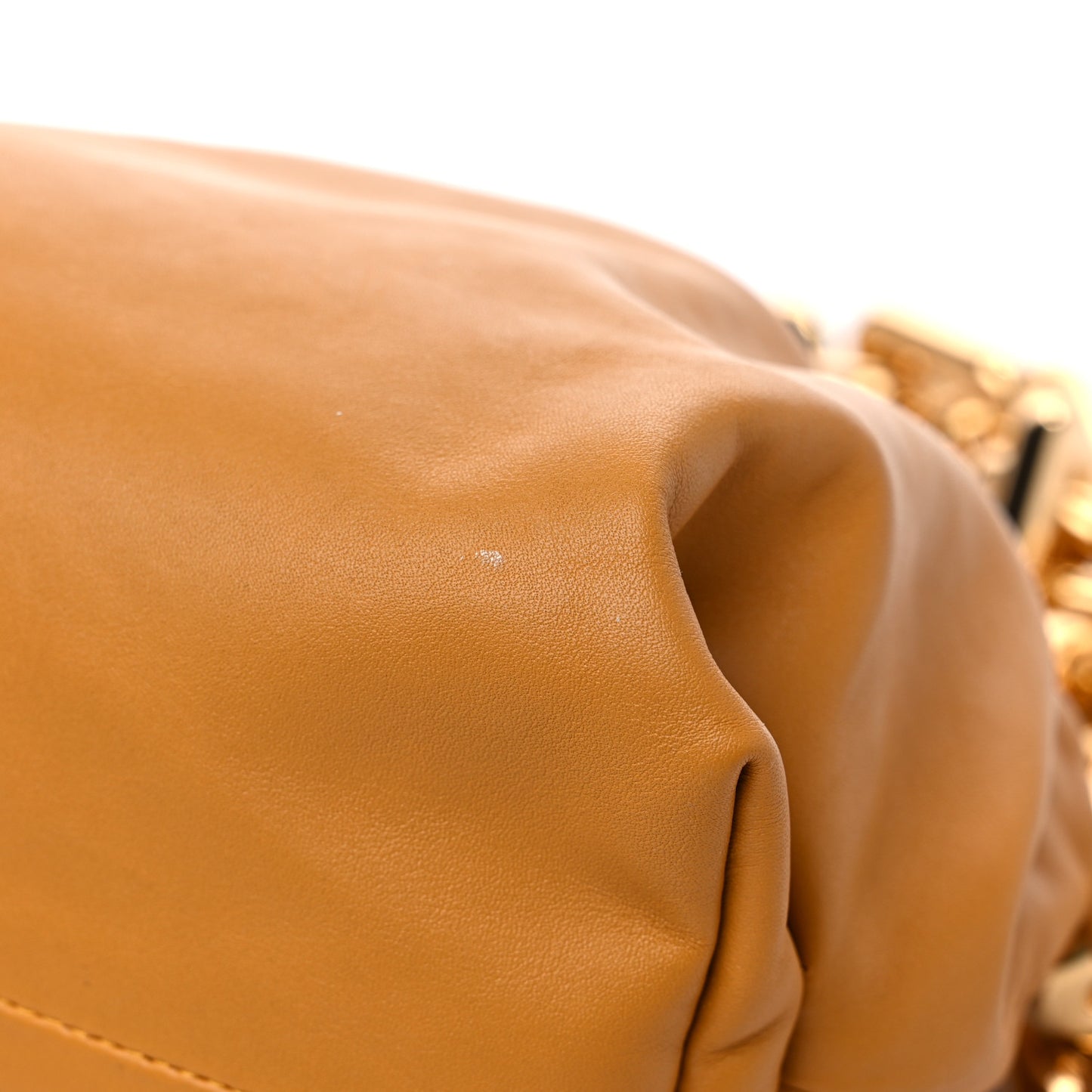 Calfskin The Pouch Chain Ocra