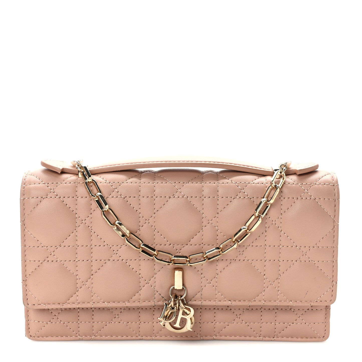 Lambskin Cannage Mini My Dior Bag Rose Des Vents