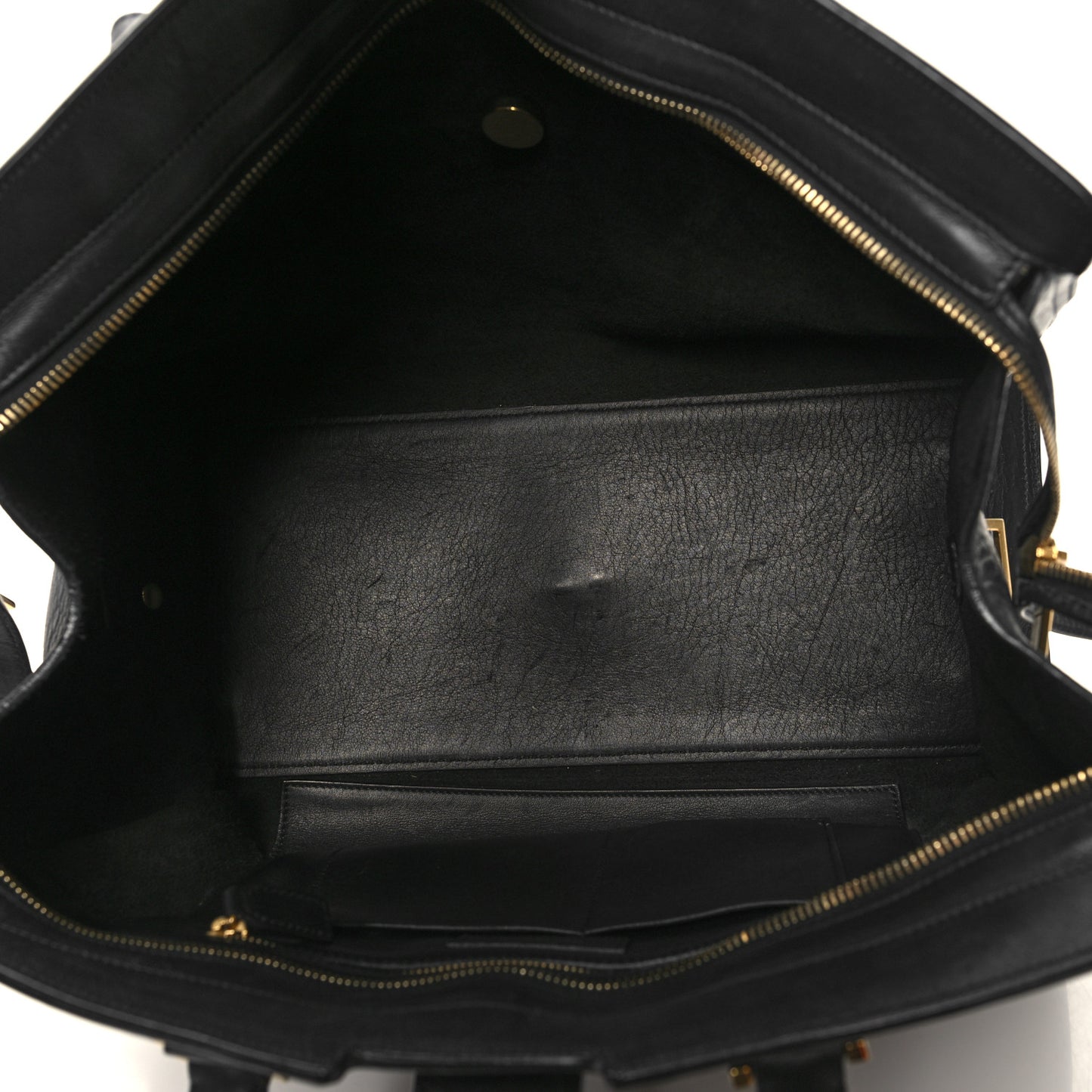 Calfskin Medium Classic Y Cabas Black