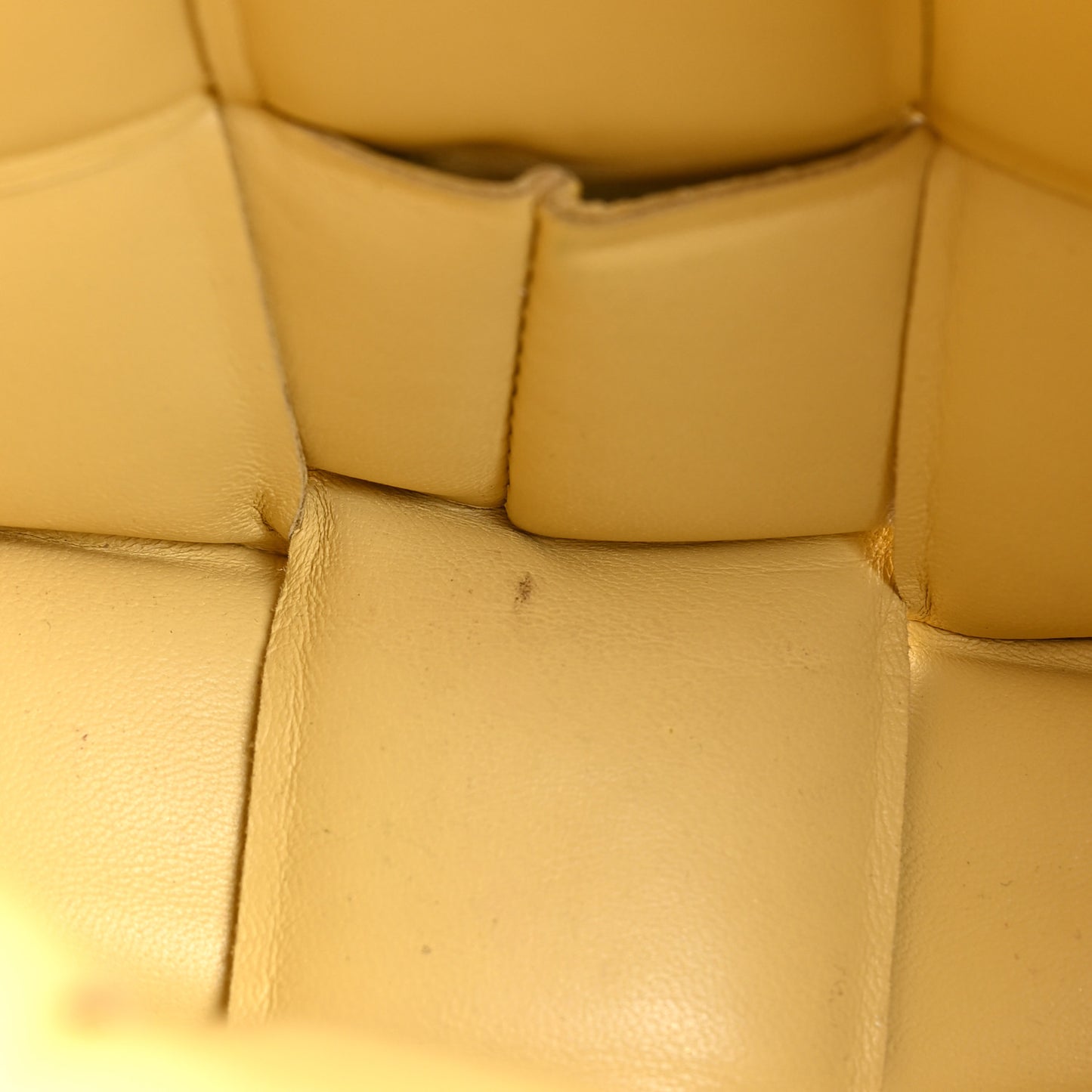 Lambskin Maxi Intreccio Padded Chain Cassette Crossbody Bag Corn