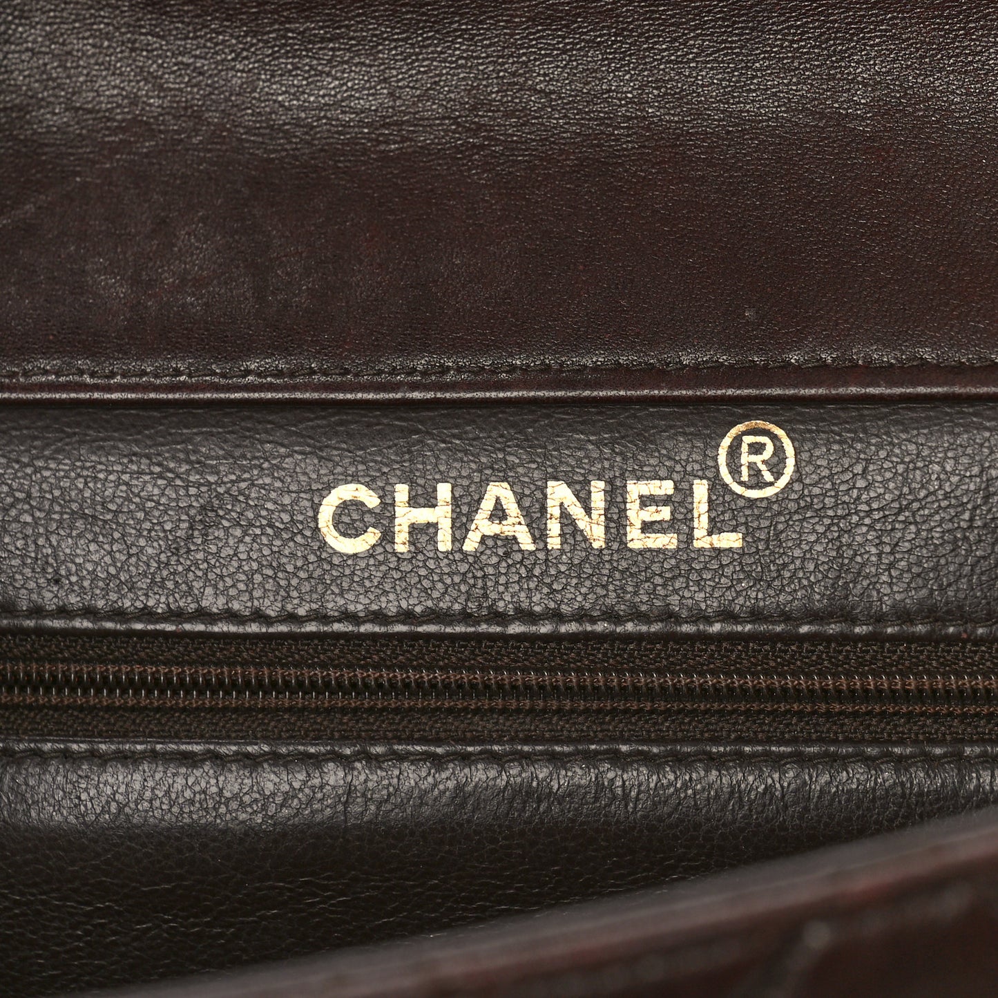 Lambskin Quilted Medium Double Sided Flap Brown