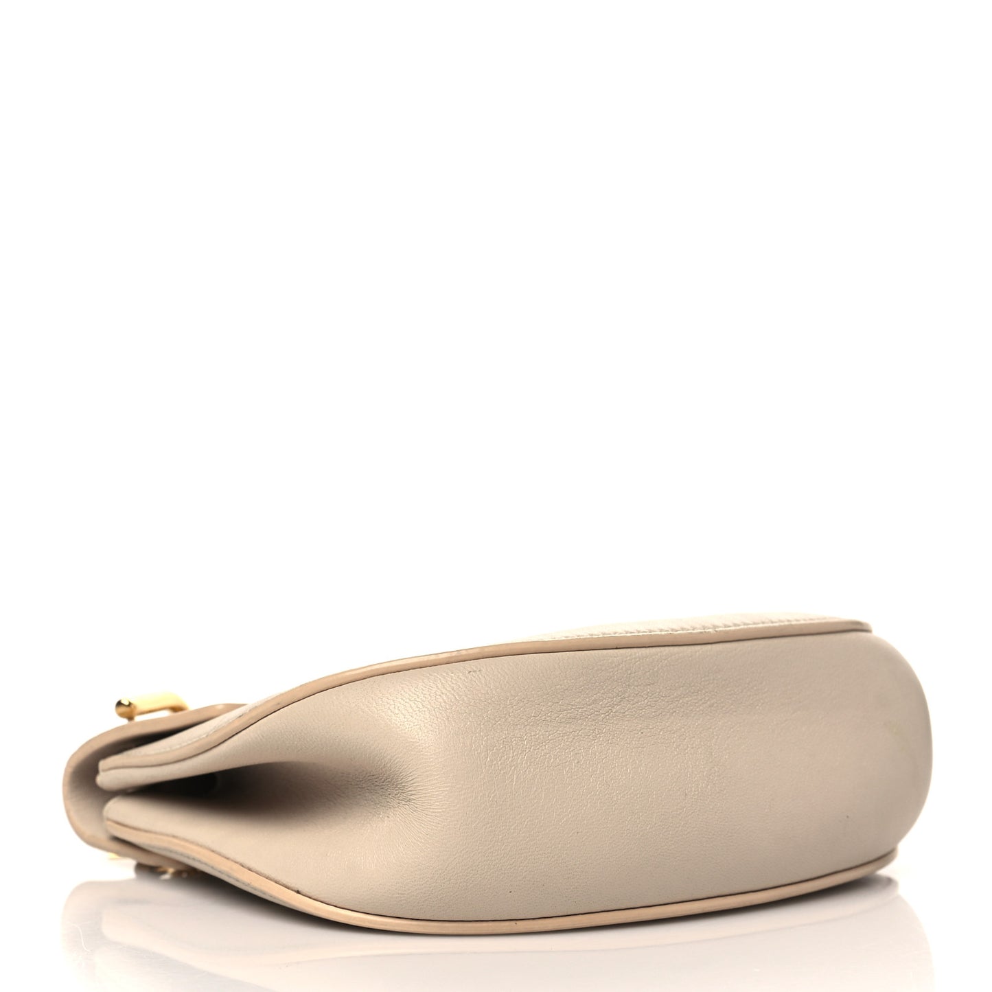 Calfskin Embossed Small Drew Shoulder Bag Abstract White