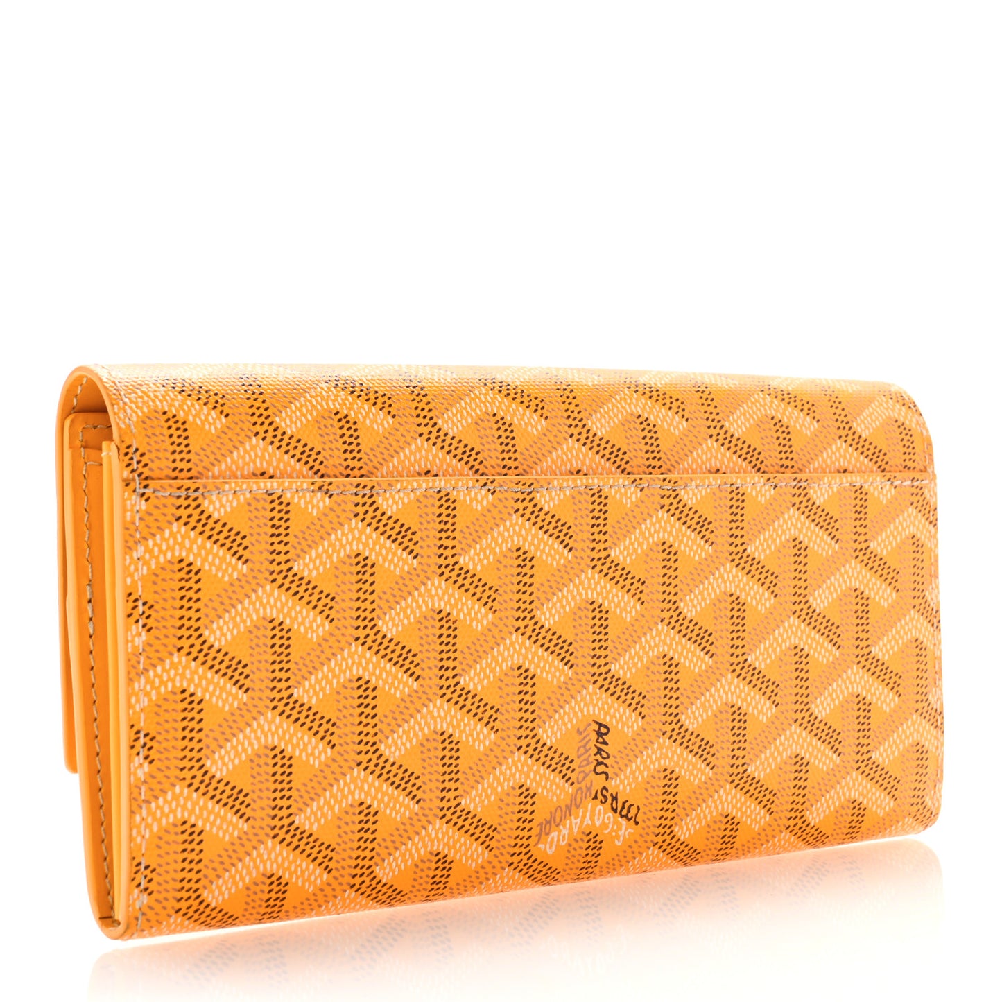 Goyardine Varenne Long Wallet Yellow