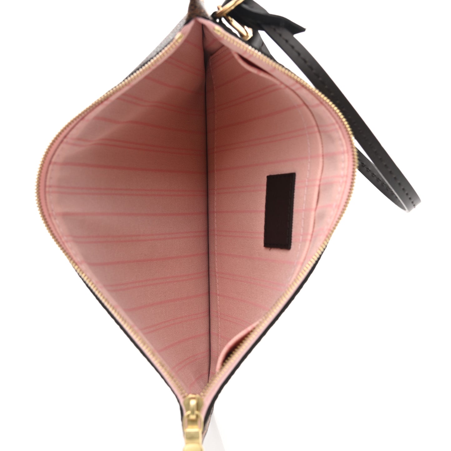 Damier Ebene Neverfull MM GM Pochette Rose Ballerine