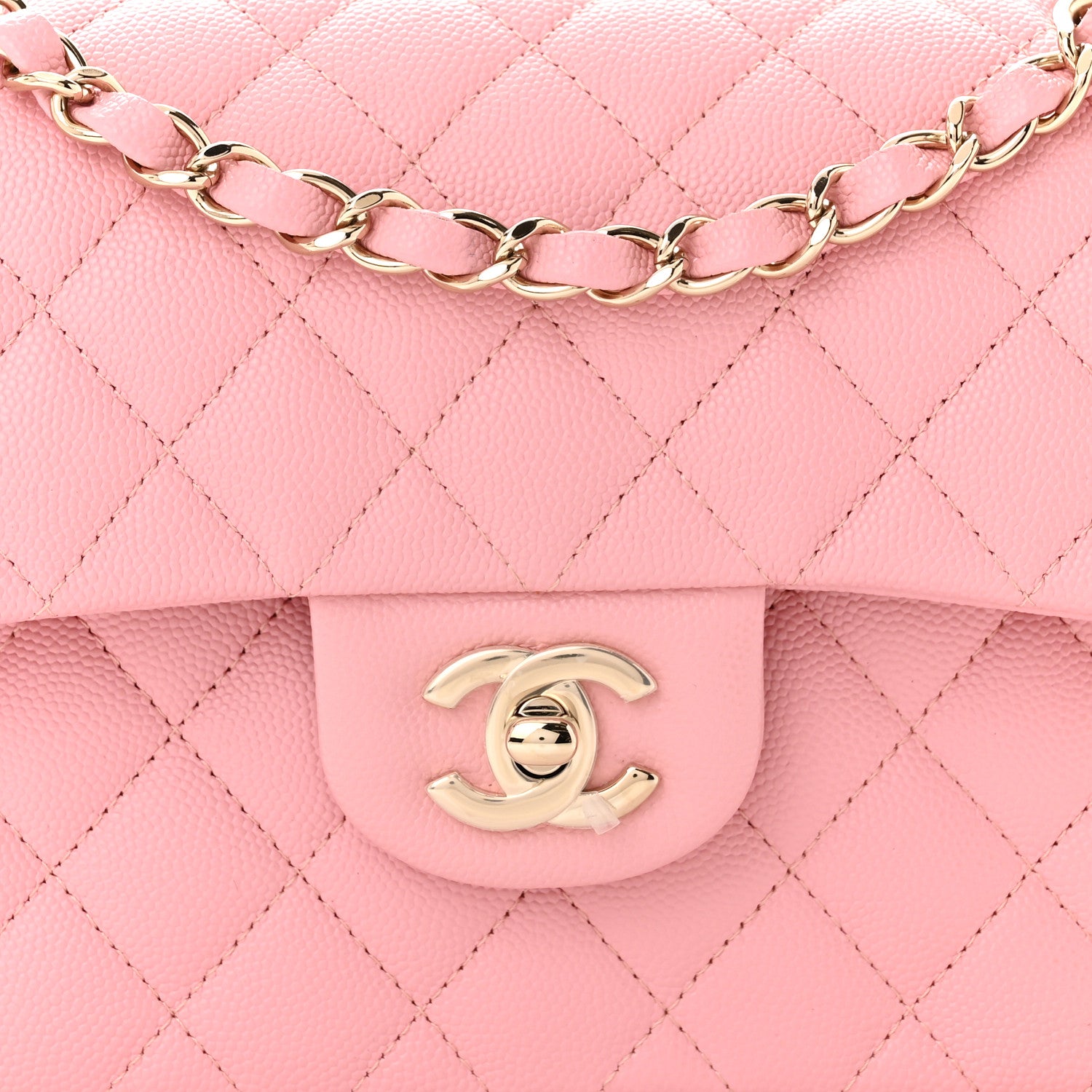 Chanel Caviar Quilted Small Double Flap Pink 8 of 11