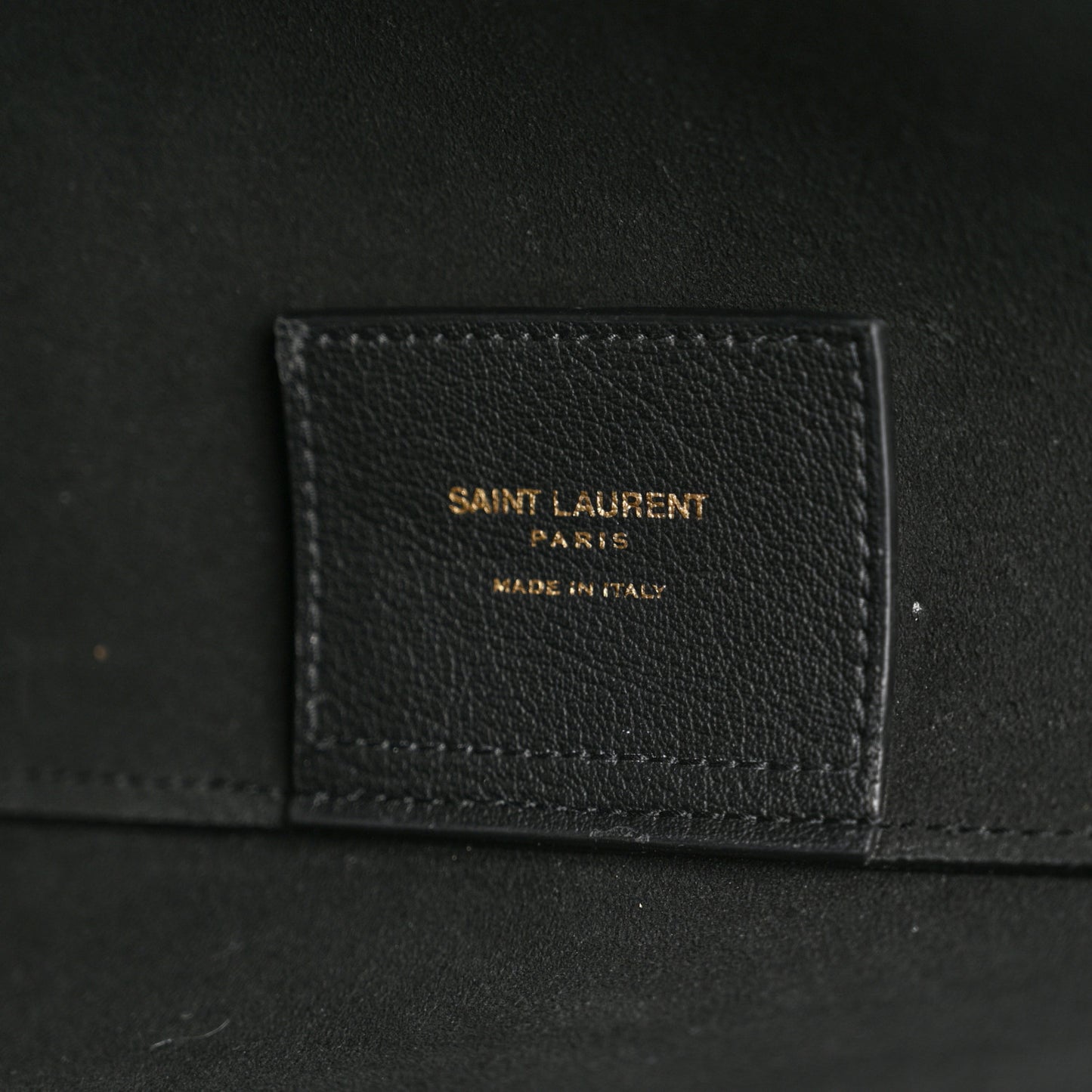 Calfskin Large Shopping Tote Black