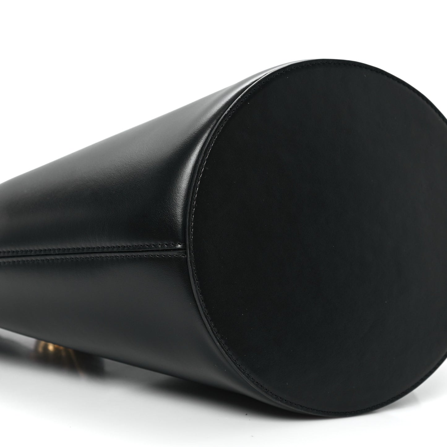 Smooth Calfskin Le Bambola Moyen Black