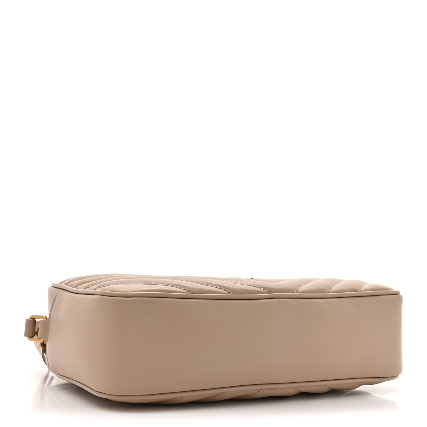 Calfskin Matelasse Monogram Lou Camera Bag Dark Beige