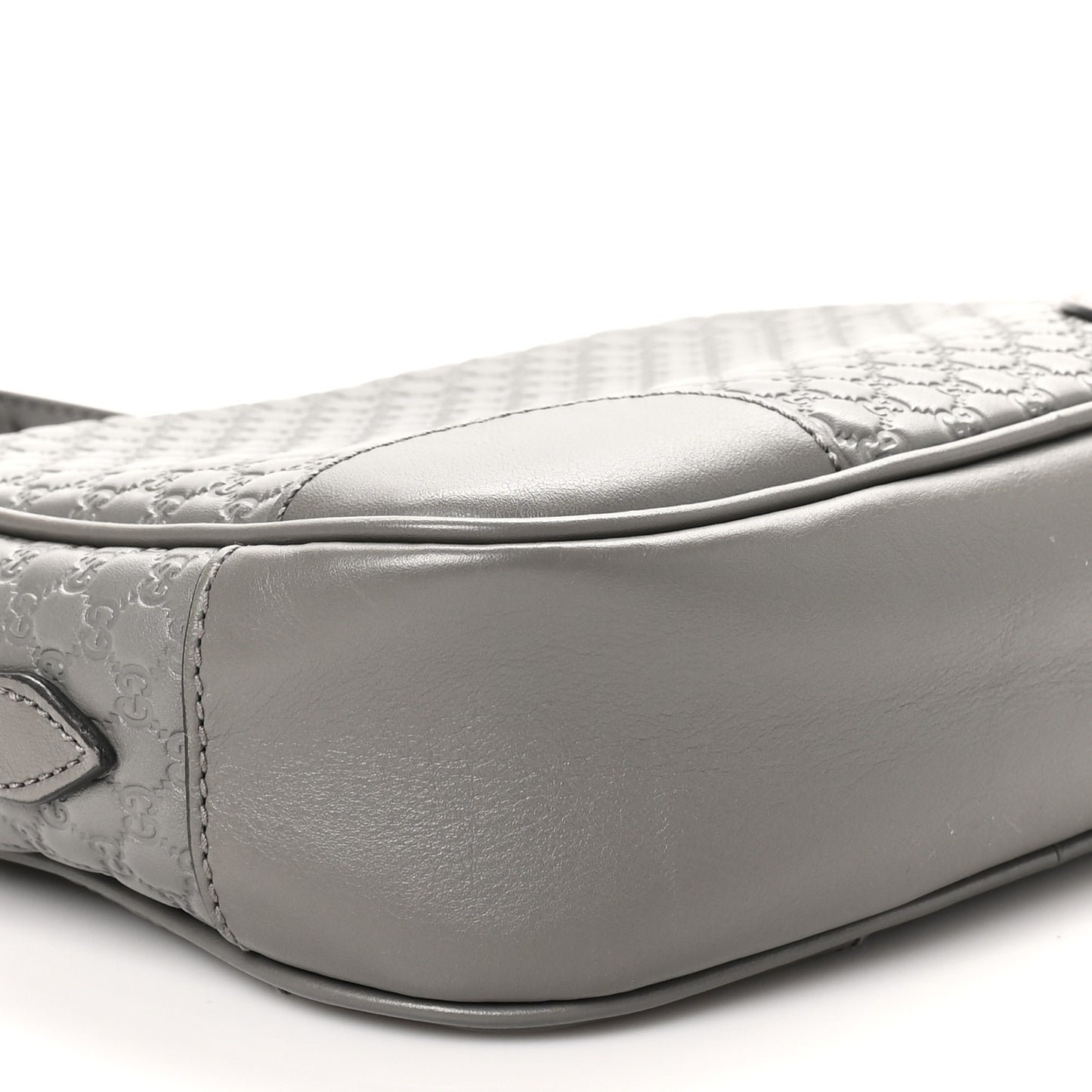 Microguccissima Mini Bree Messenger Bag Grey