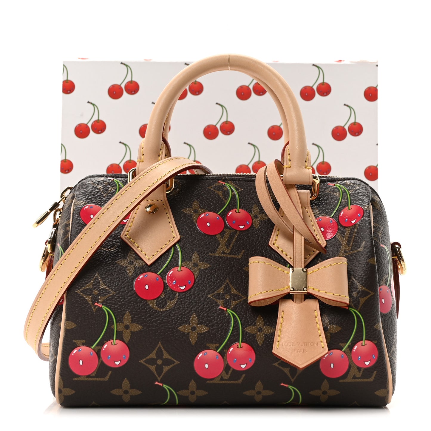 LV X TM Monogram Cerises Speedy Bandouliere 20