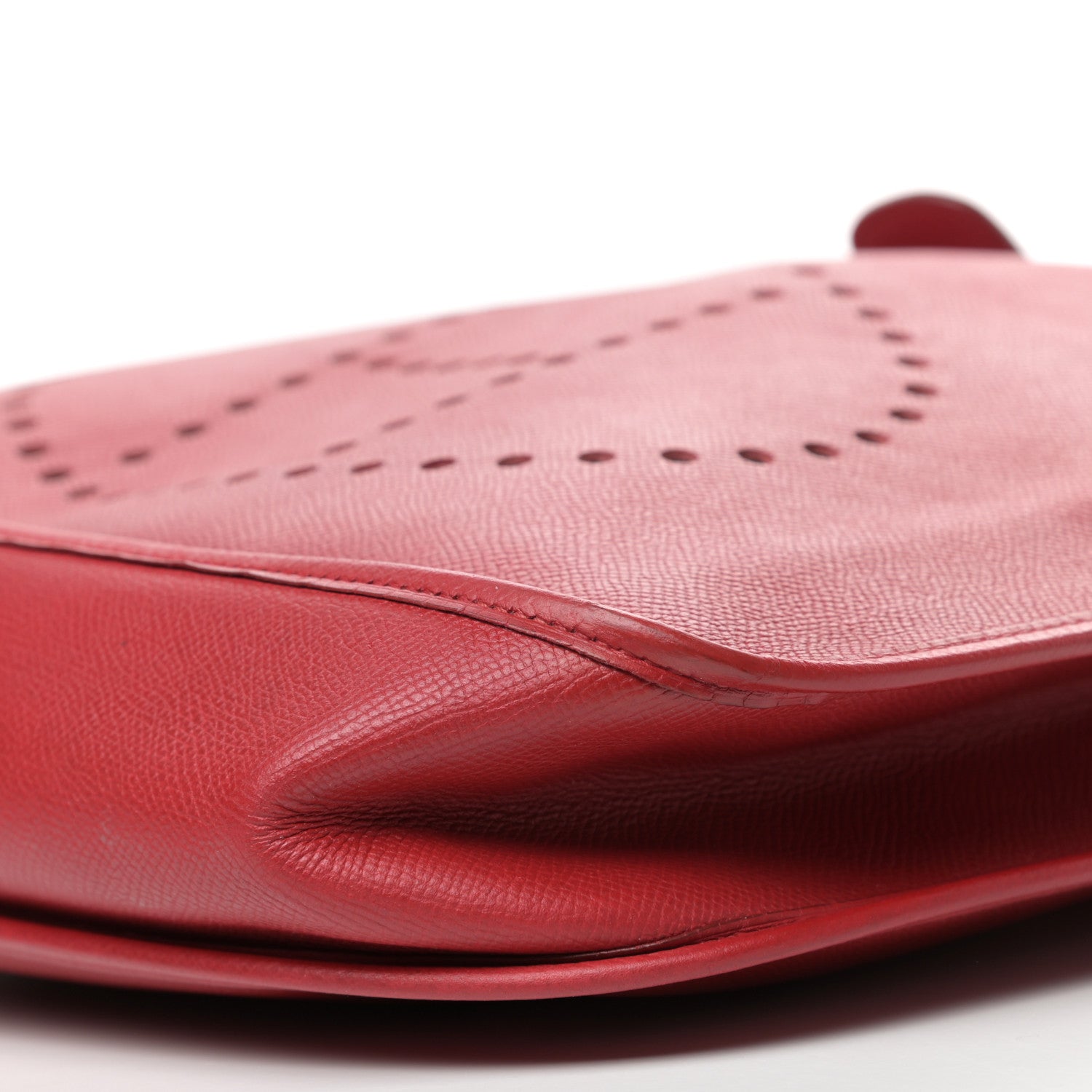 Hermes Courchevel Evelyne GM Rouge Vif 8 of 9