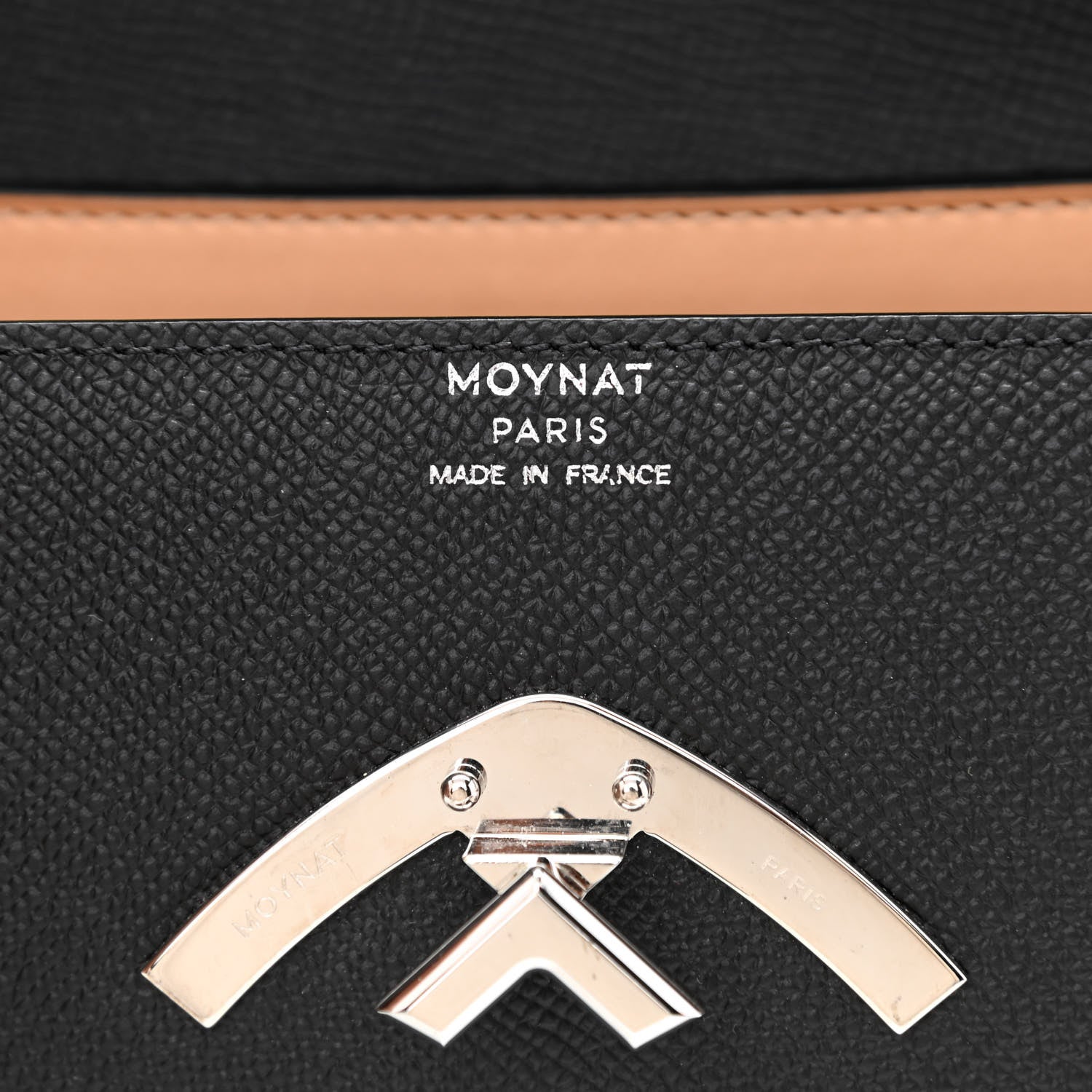 Moynat Carat Calfskin Gabrielle BB Black 6 of 9