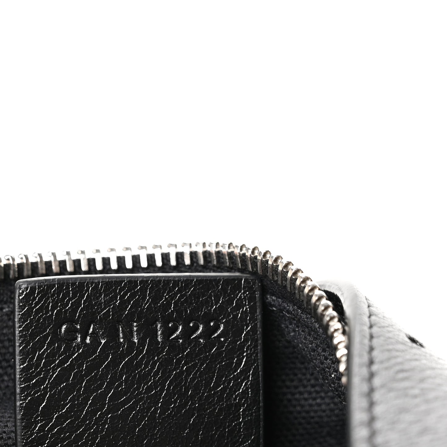 Tumbled Calfskin Mini Voyou Boyfriend Party Bag Black
