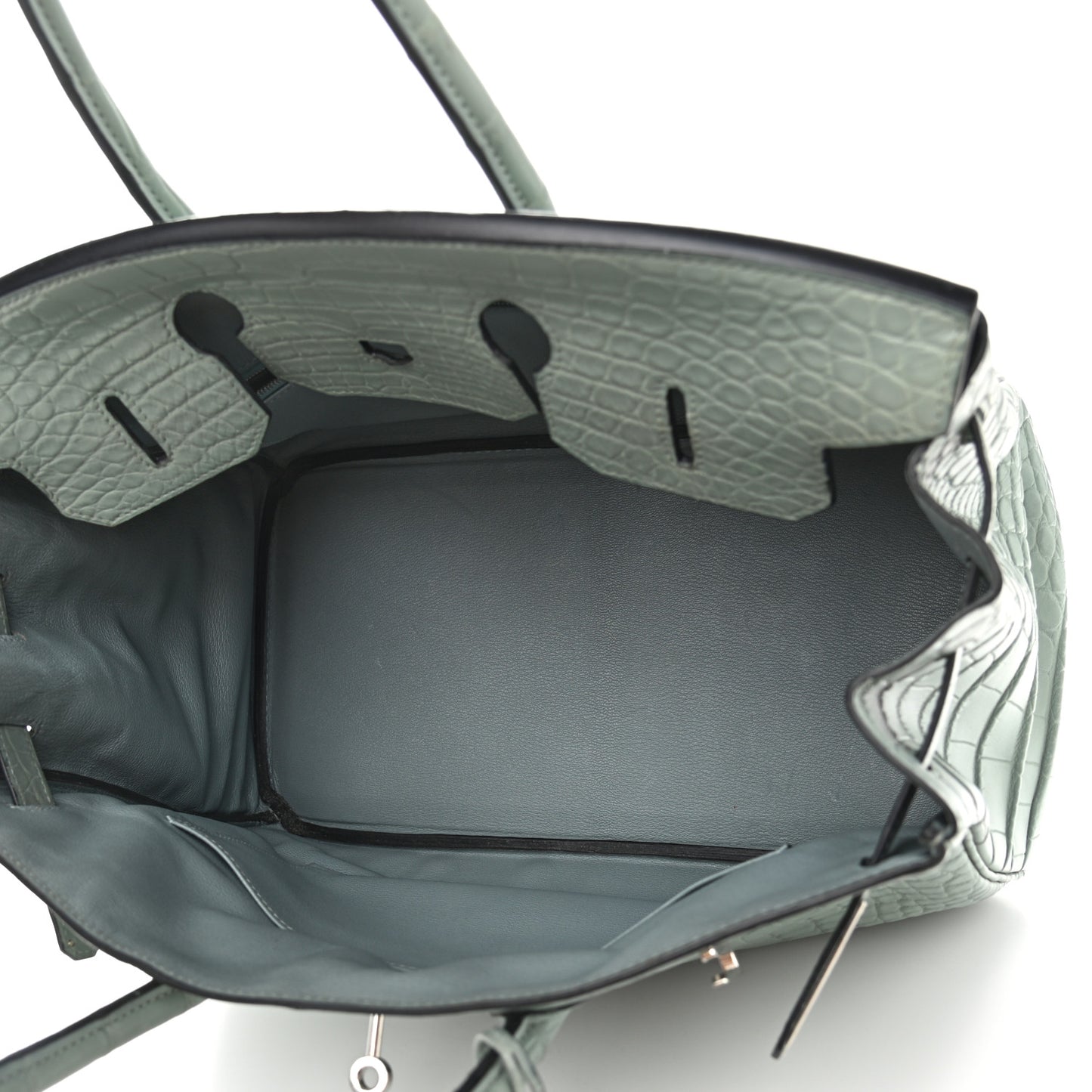 Matte Alligator Birkin 35 Ciel