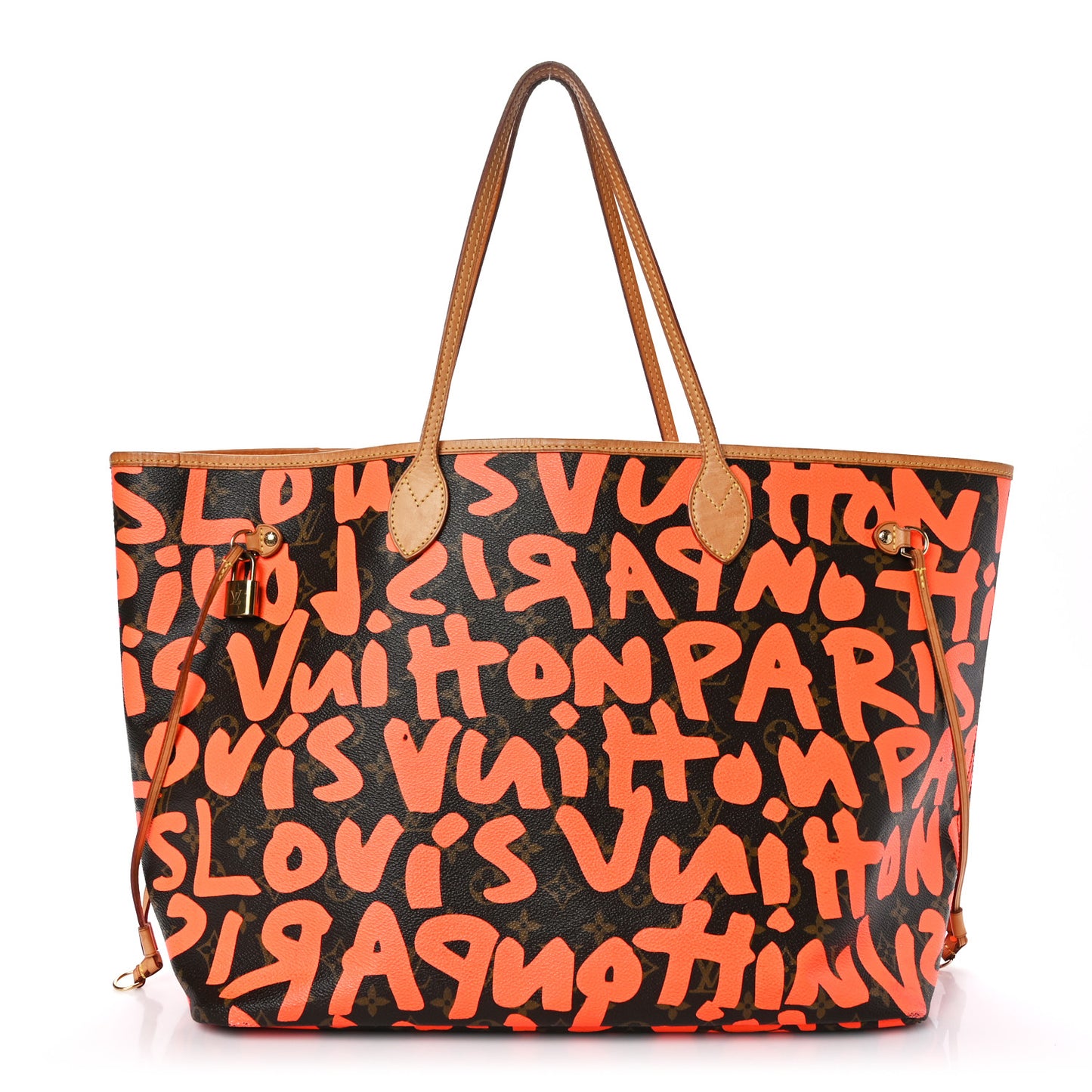Monogram Graffiti Neverfull GM Orange