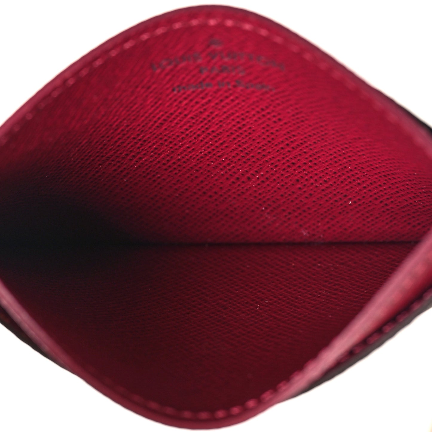 LOUIS VUITTON Monogram Card Holder Fuchsia