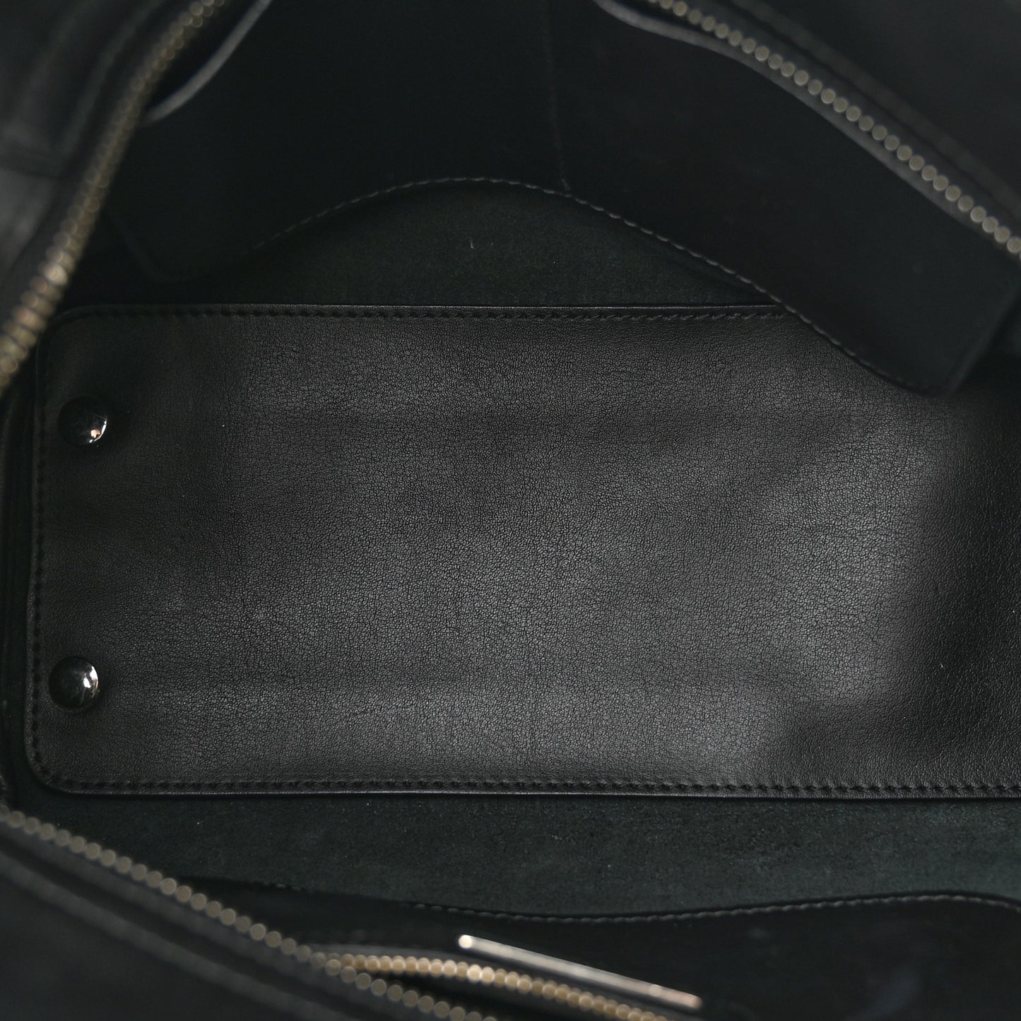 Calfskin Double Handle Small Nolita Satchel Black