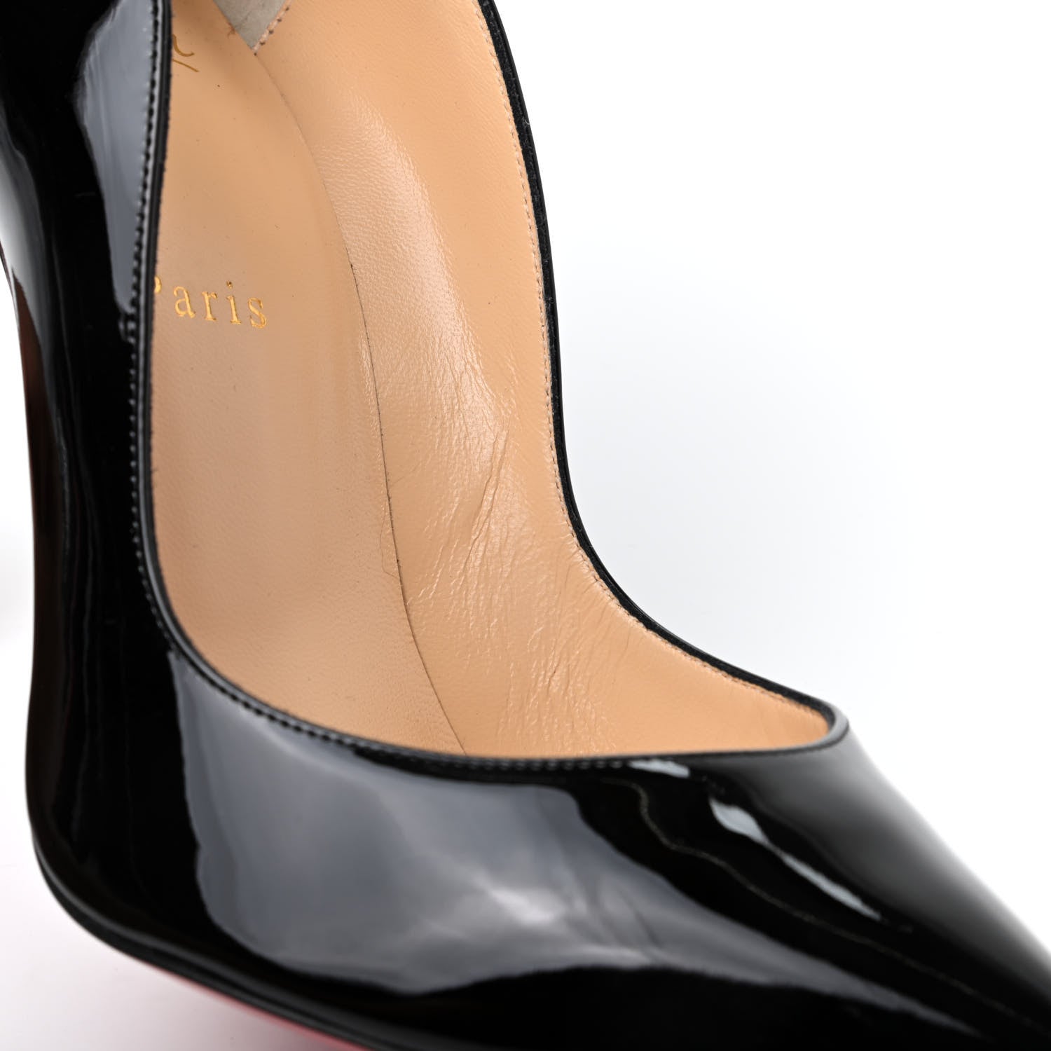 Christian Louboutin Patent Hot Chick 100 Pumps 40 Black 11 of 12