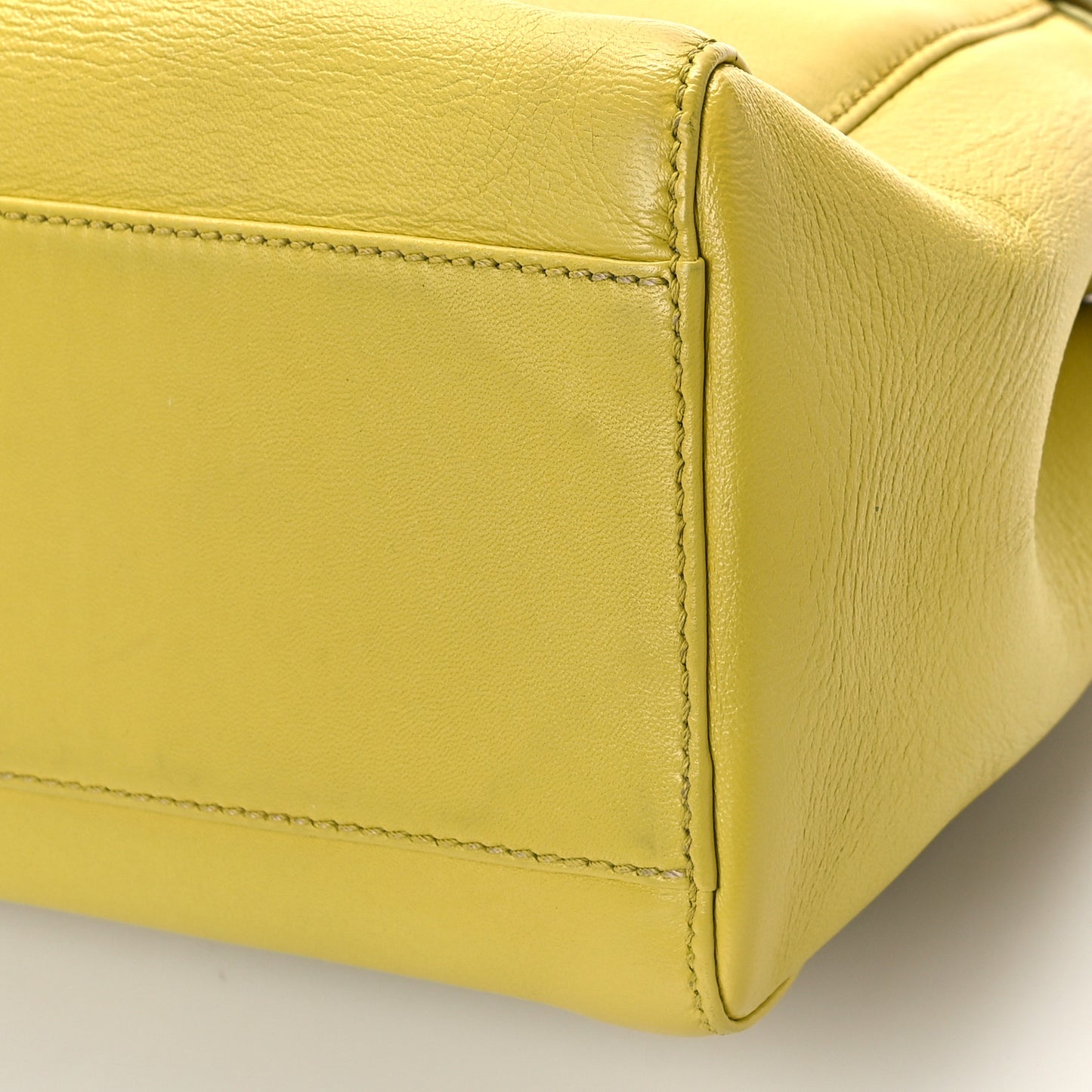 Nappa Mini Peekaboo Iconic Satchel Lime