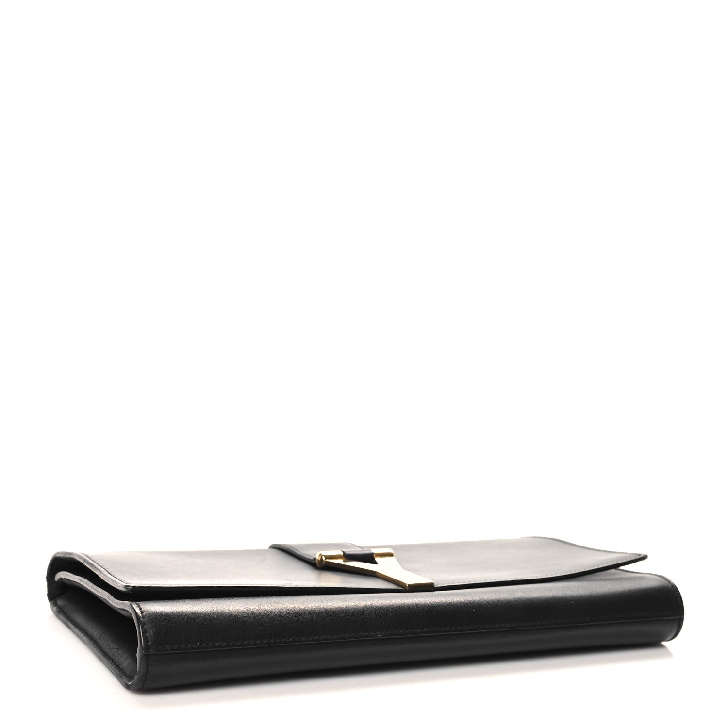 Saint Laurent Calfskin Classic Y Ligne Clutch Black 4 of 11