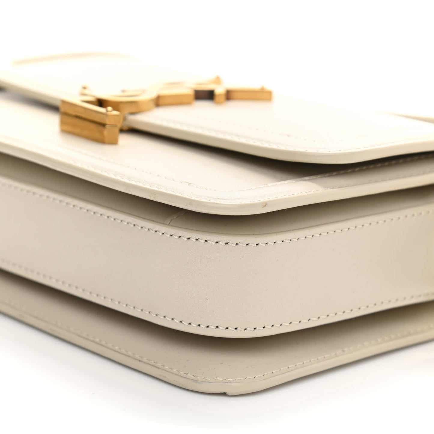 Smooth Calfskin Small Solferino Satchel Ivory