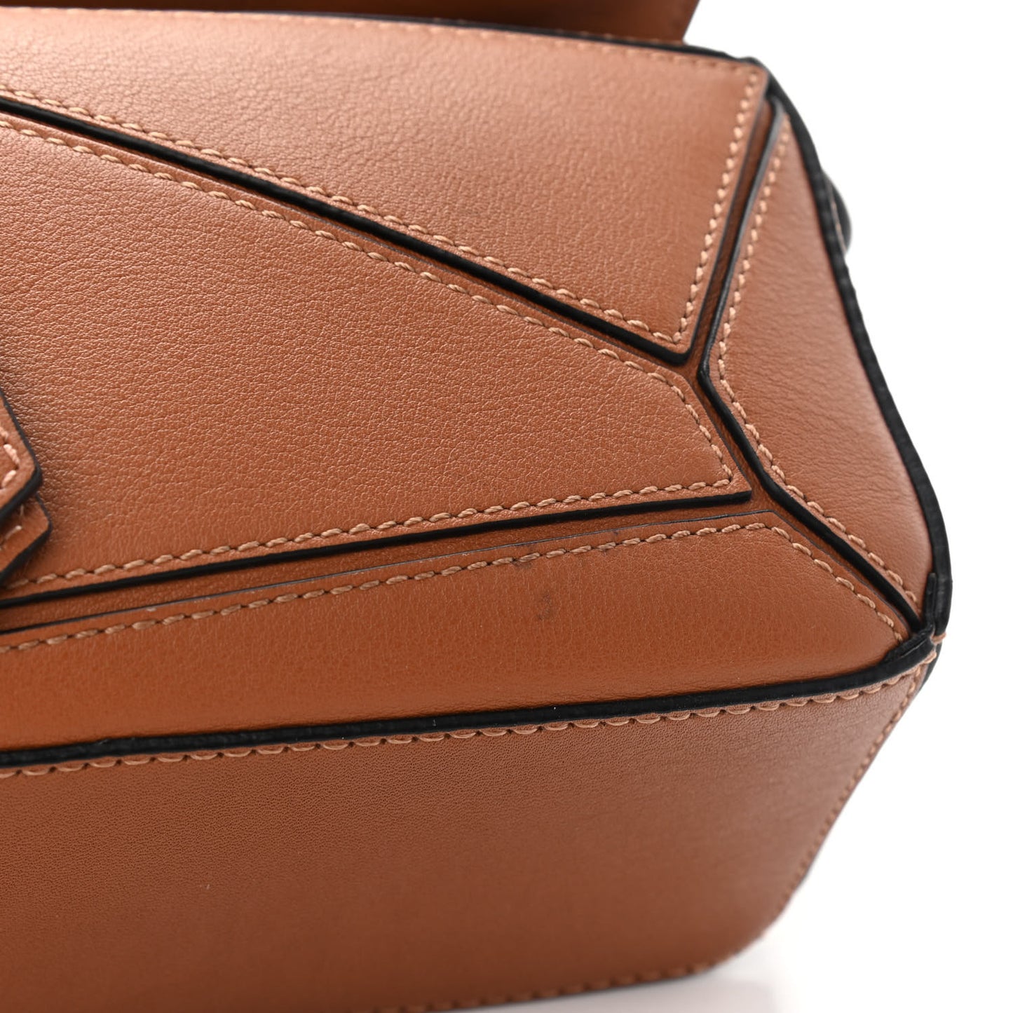 Calfskin Mini Puzzle Bag Tan