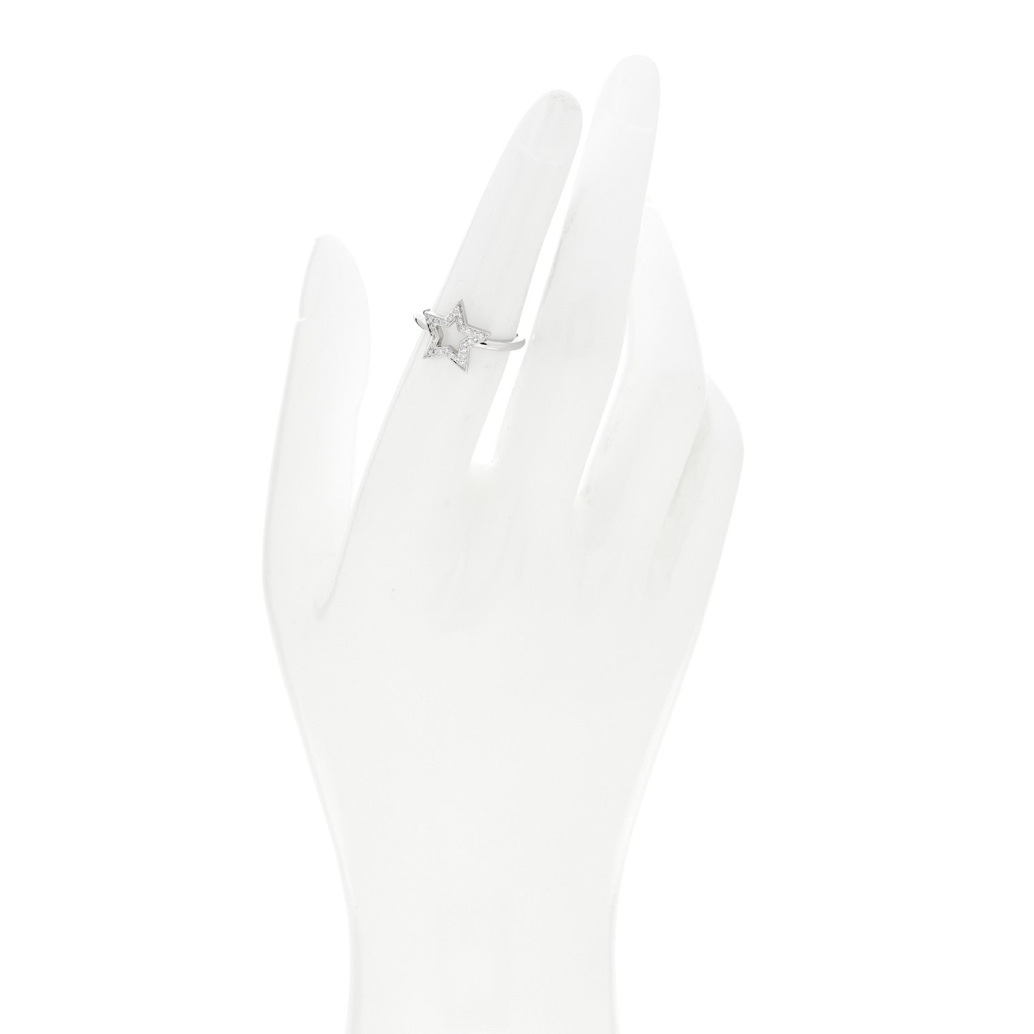 Tiffany Platinum Diamond Star Ring 52 6 2 of 6