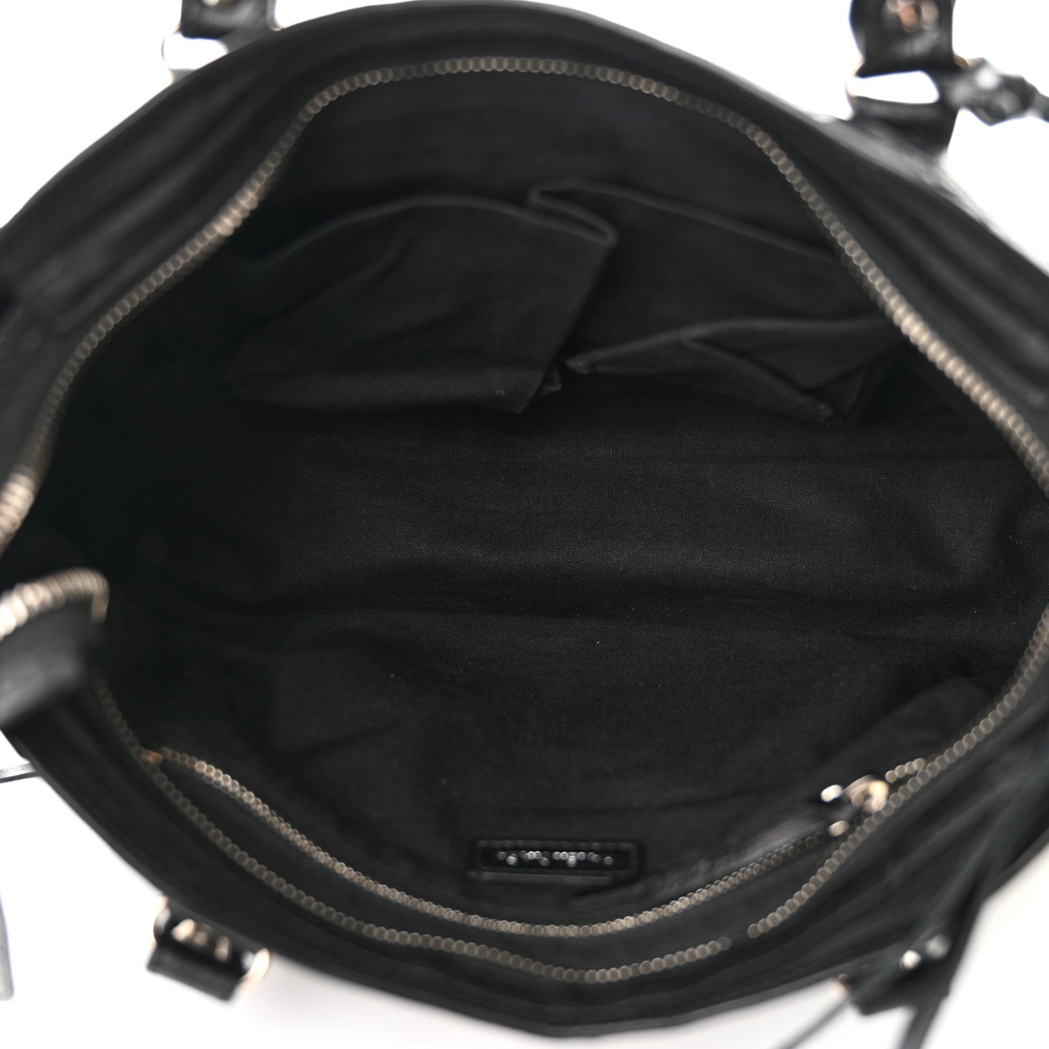 Balenciaga Agneau Arena Car Tag Classic Silver Hardware S City Black TBC 6 of 12