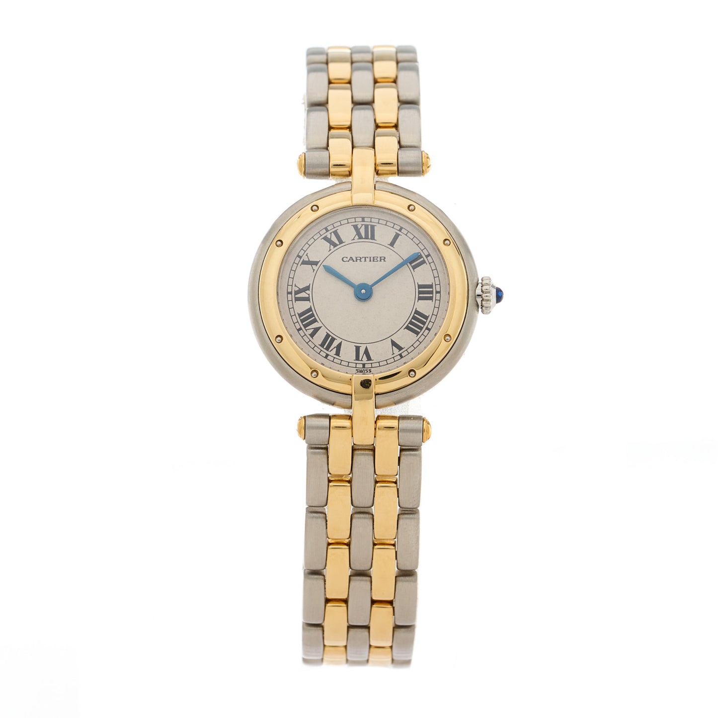 Stainless Steel 18K Yellow Gold 24mm Panthere Vendome Quartz Watch