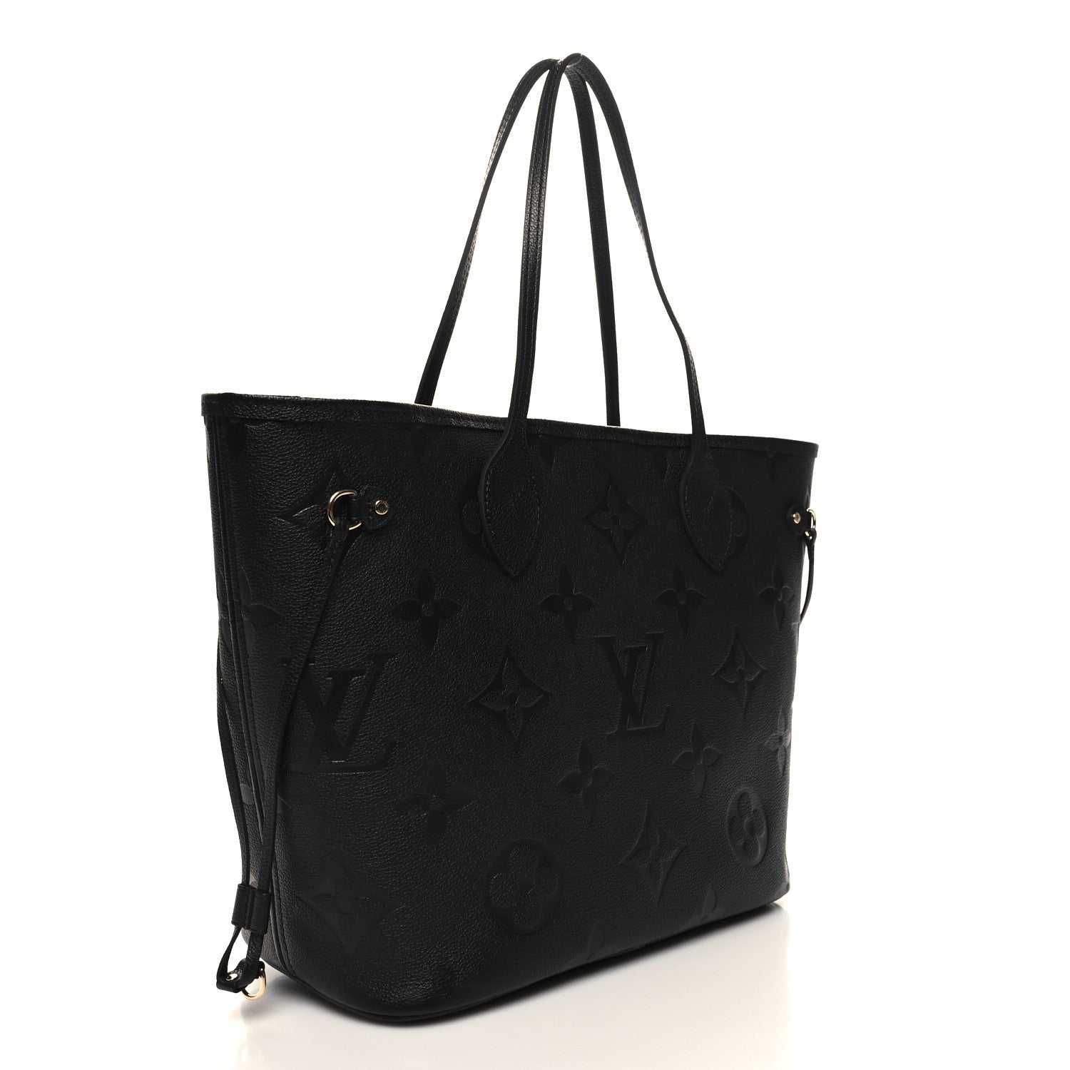 Louis Vuitton Empreinte Monogram Giant Neverfull MM Black 4 of 11