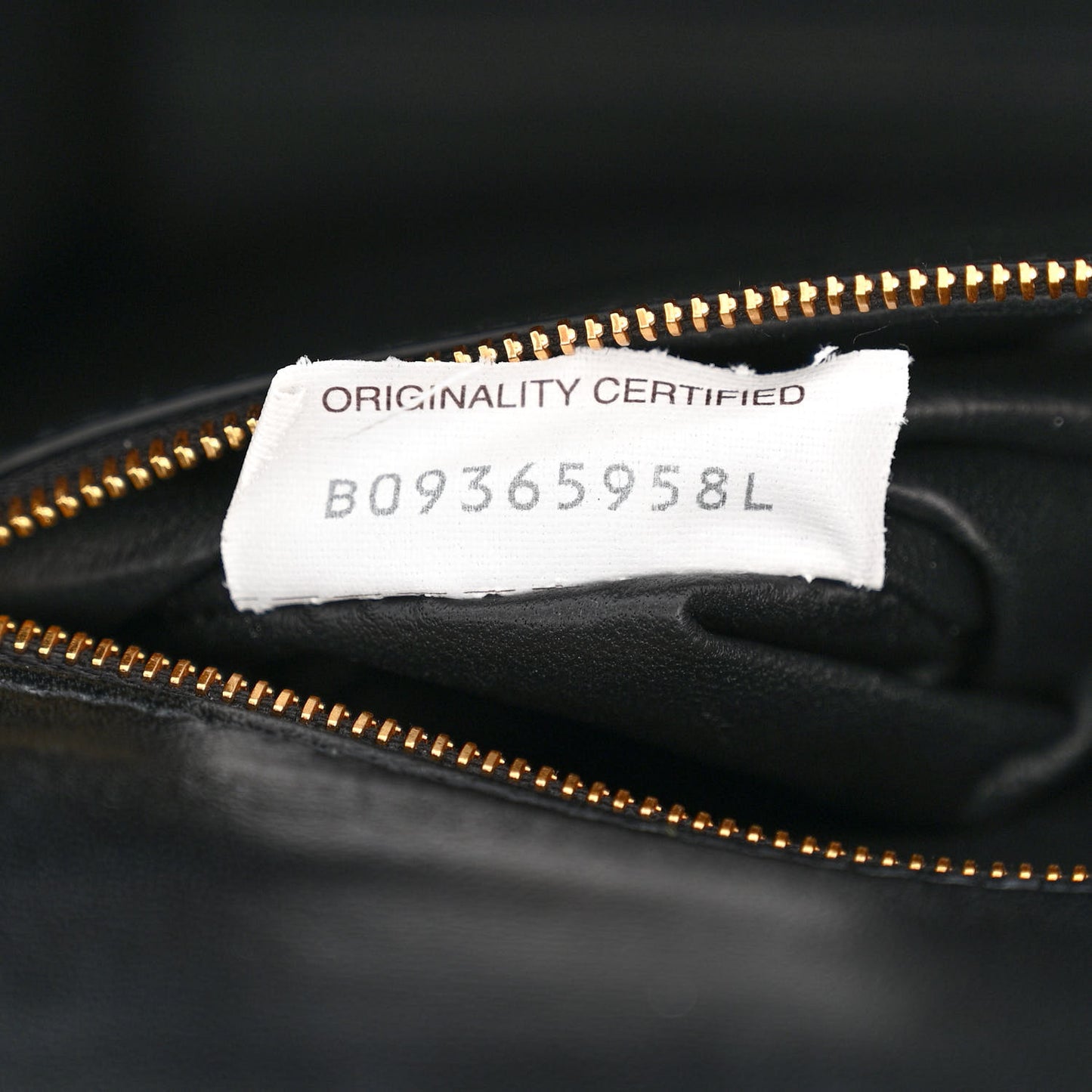 Box Calfskin Nappa Clip Bag Black