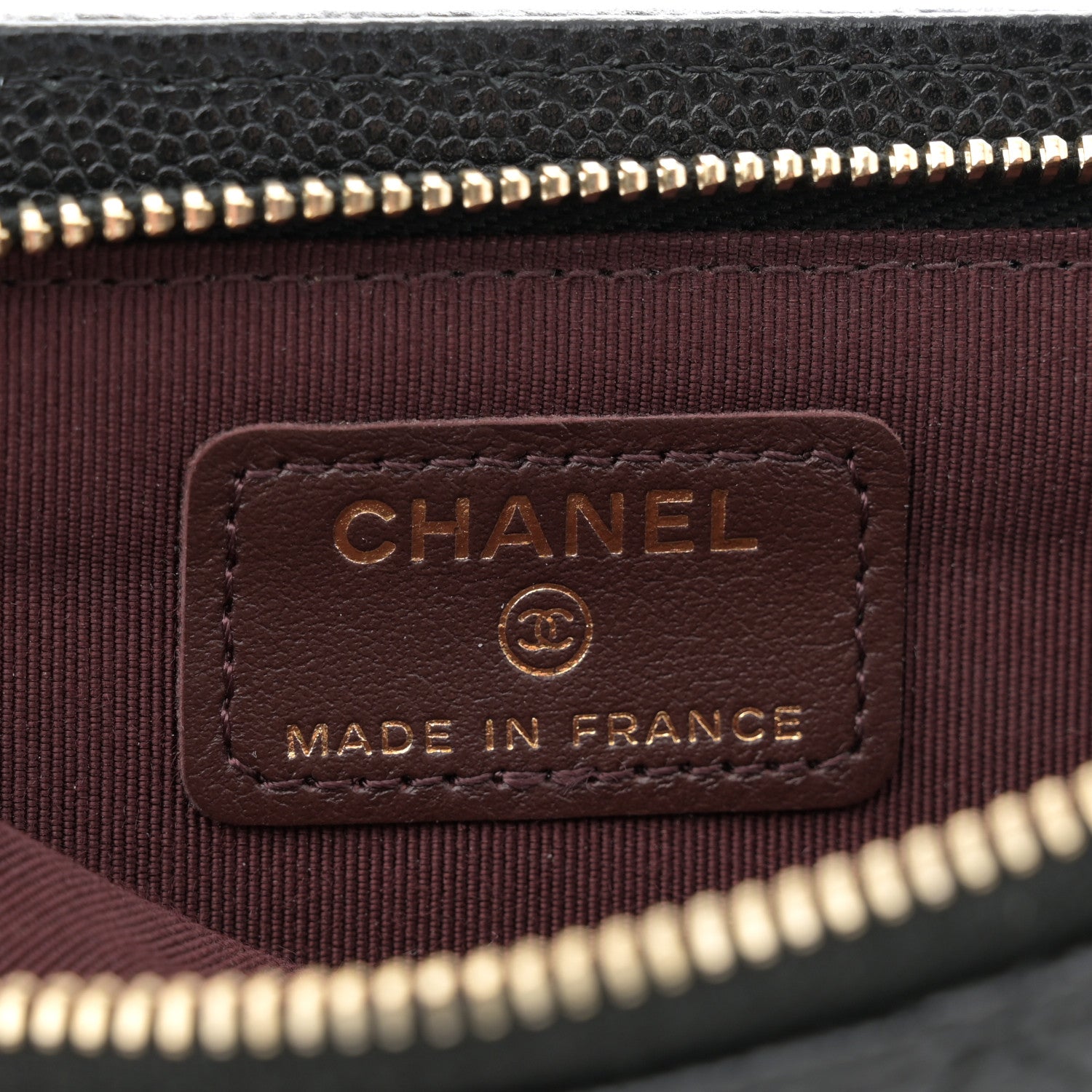 Chanel Caviar Quilted Zip Phone Case Black 7 of 12