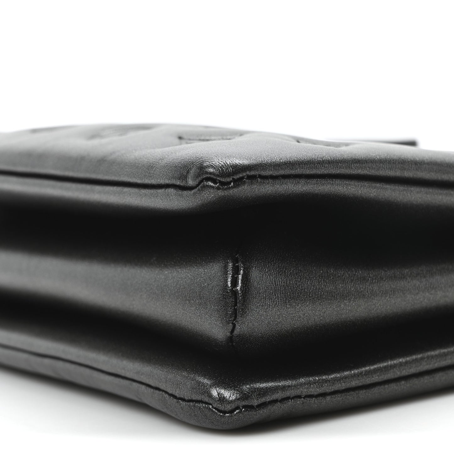 Lambskin Embossed Monogram Coussin PM Anthracite